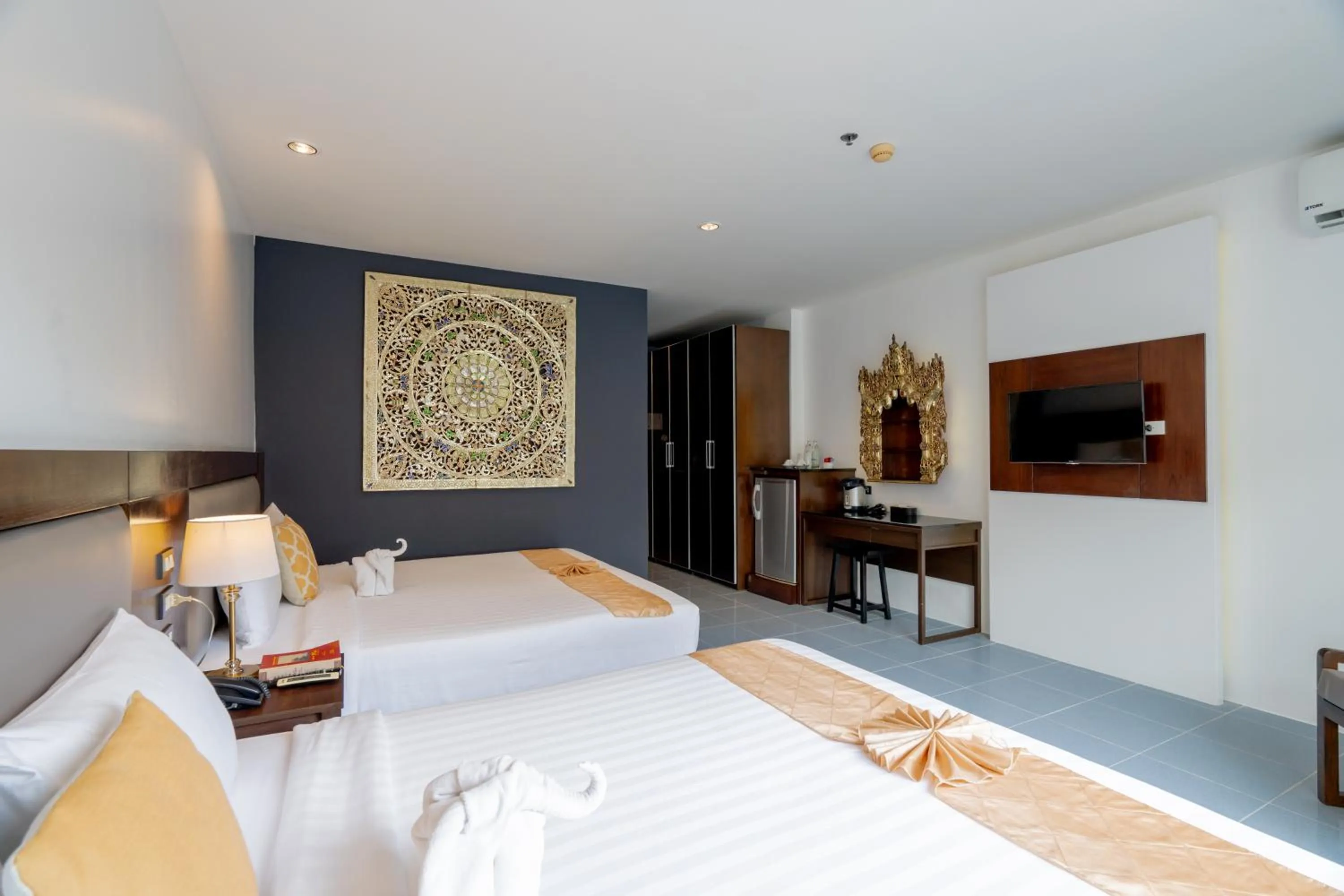 Bedroom, Bed in Blue Beach Grand Resort And Spa