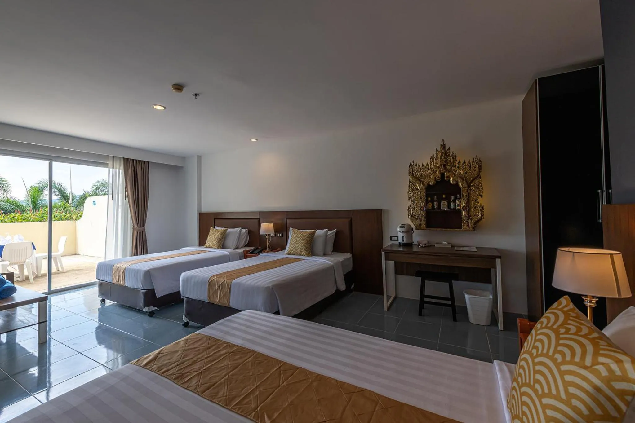 Photo of the whole room, Bed in Blue Beach Grand Resort And Spa