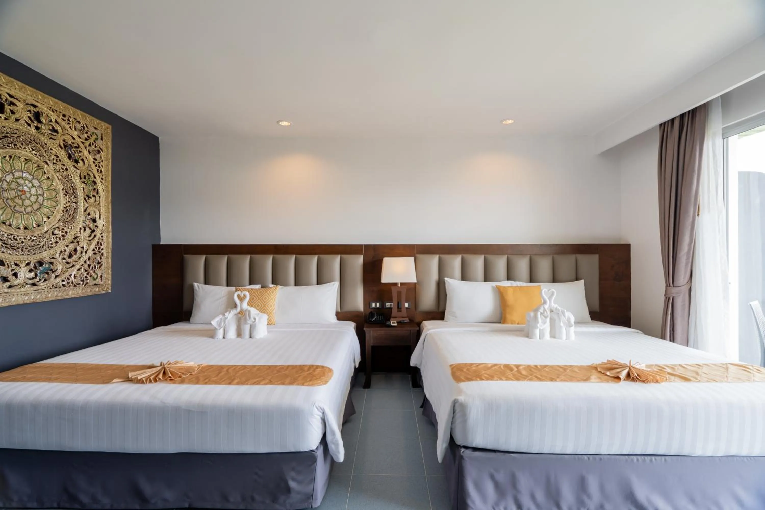 Bedroom, Bed in Blue Beach Grand Resort And Spa