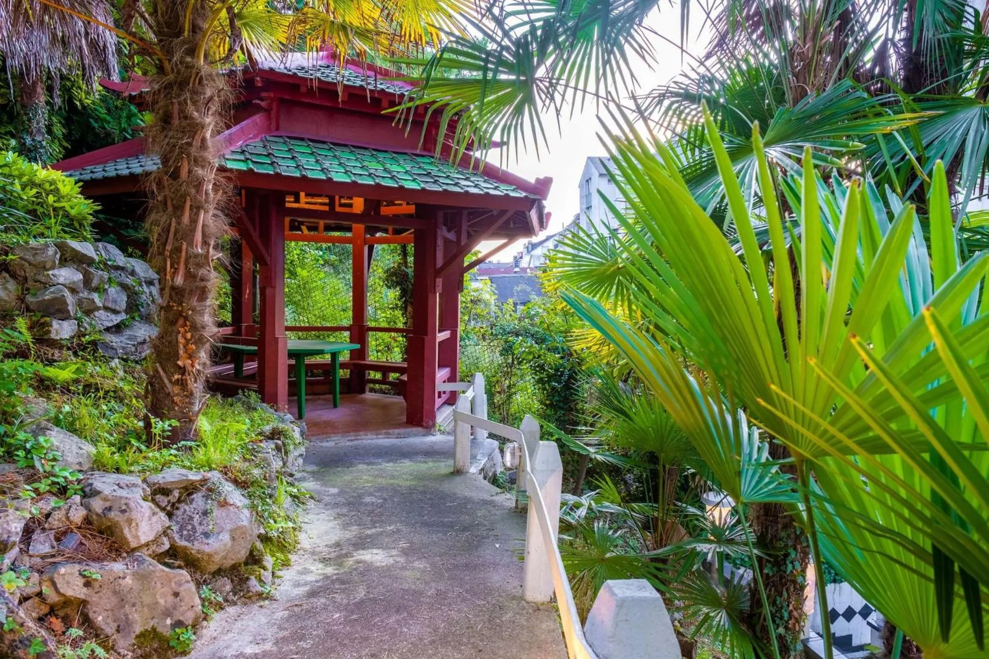 Natural landscape in Hôtel Christina Lourdes