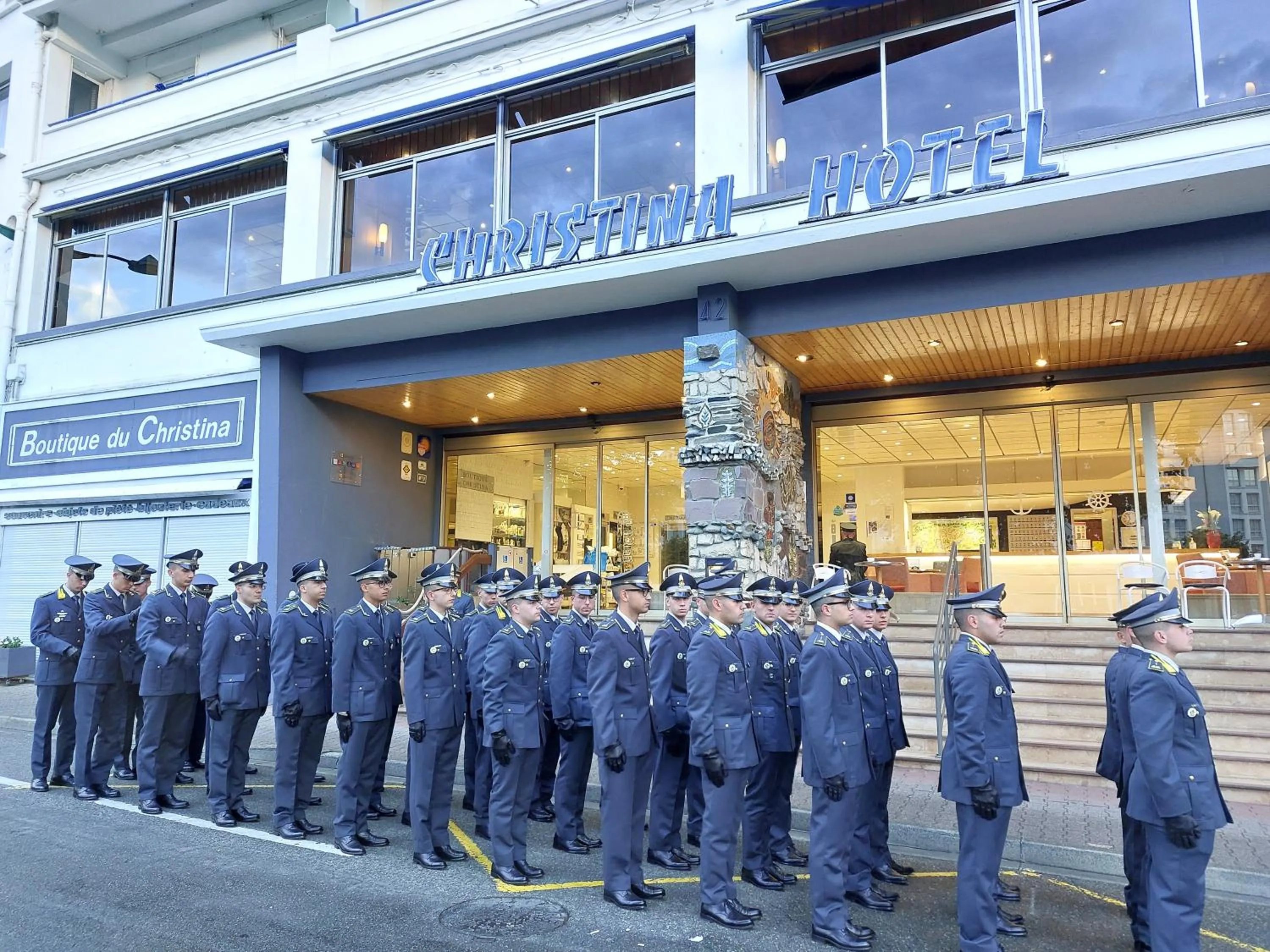 group of guests in Hôtel Christina Lourdes