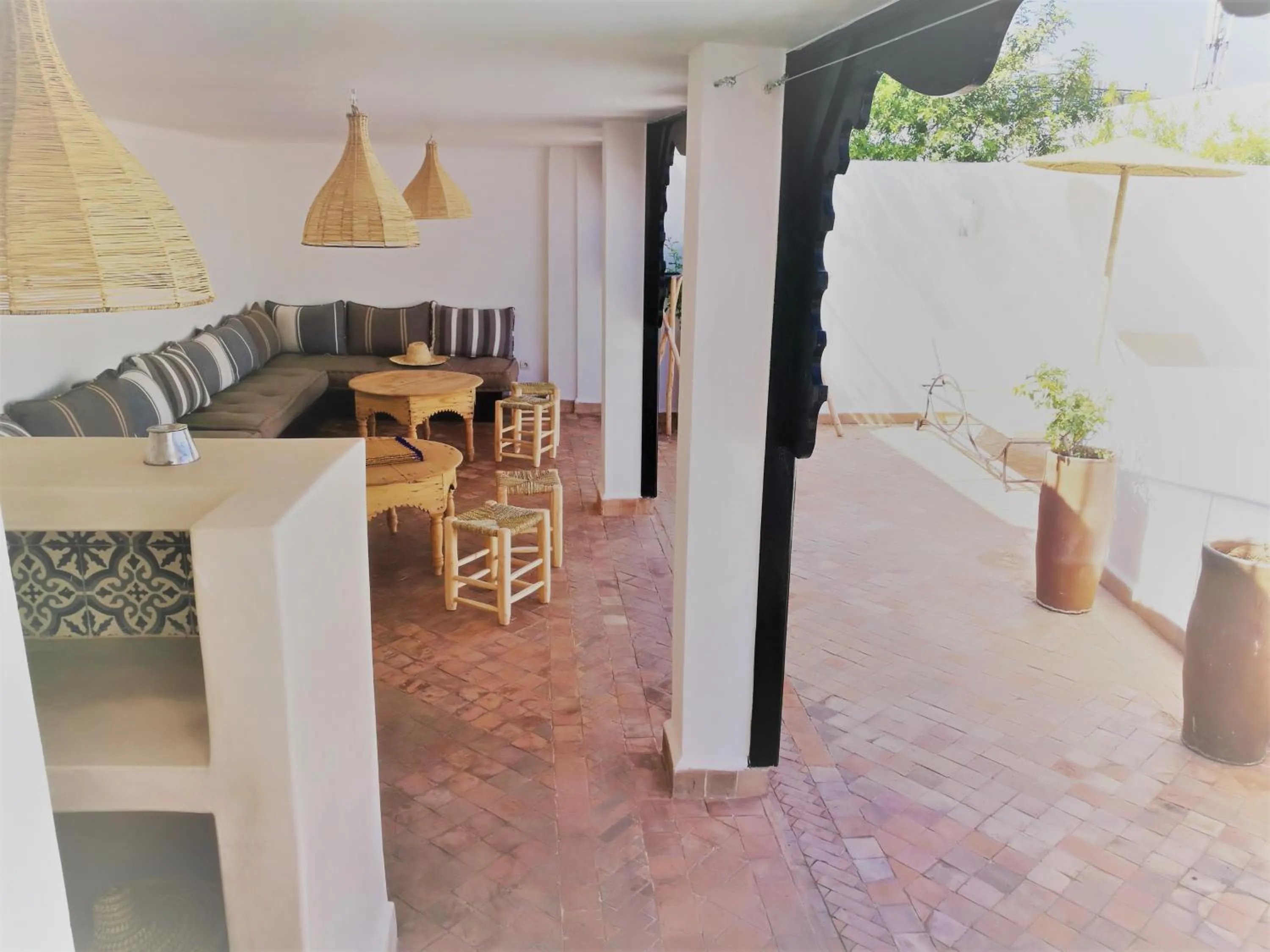 Balcony/Terrace in Riad Bab aylen - Piscine Roof Top chauffée