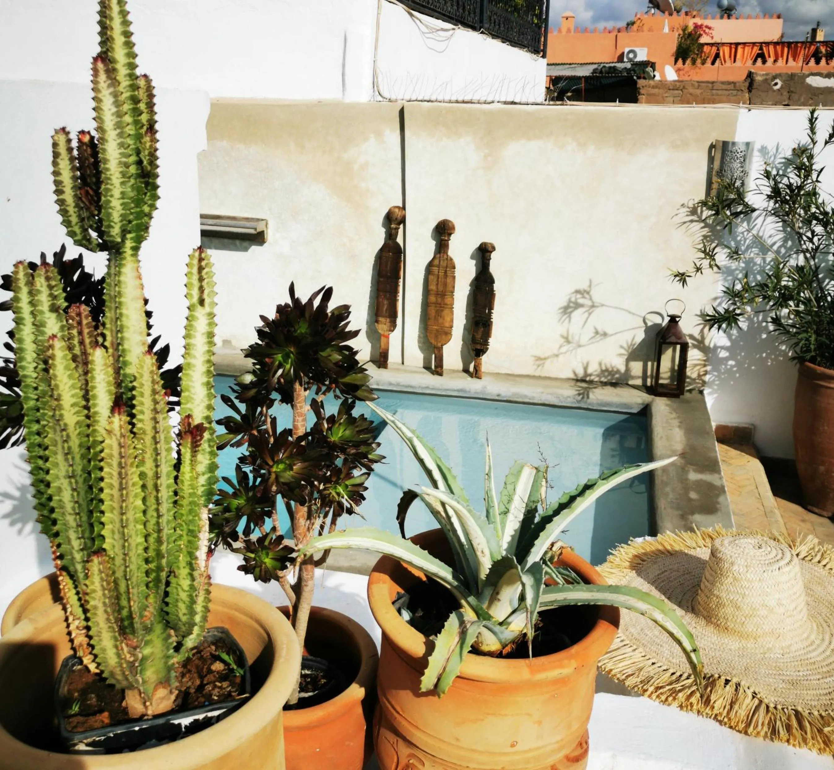 Patio in Riad Bab aylen - Piscine Roof Top chauffée