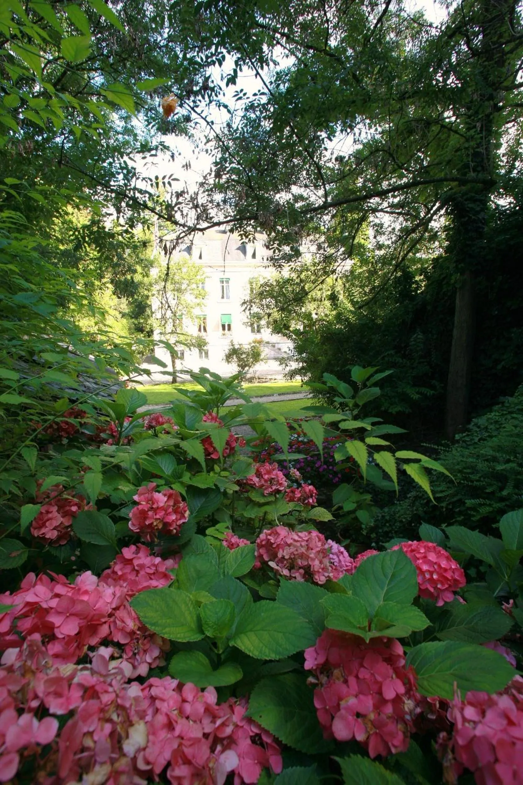 Garden in Château de Challanges