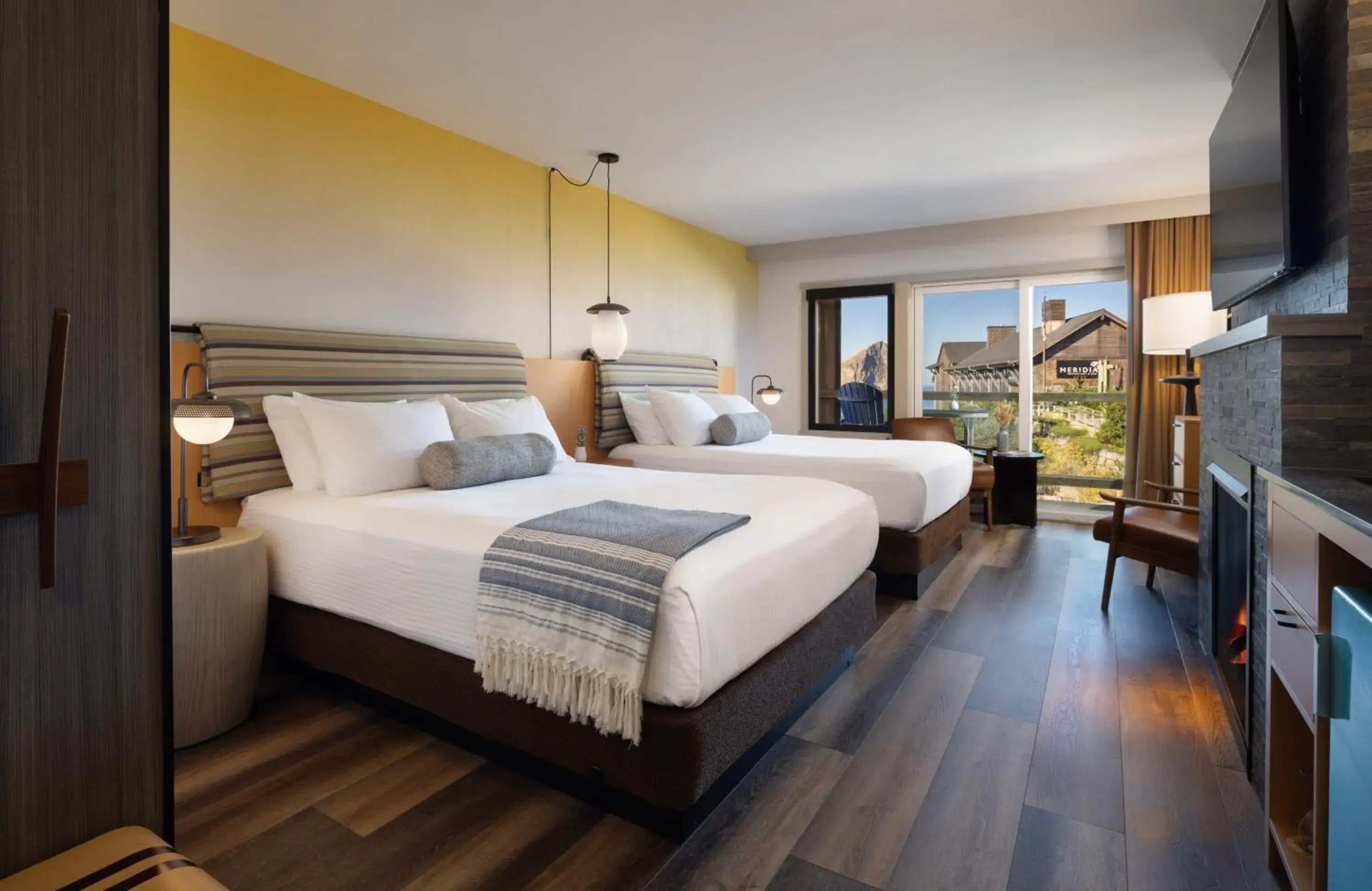 Queen Room with Two Queen Beds - Pet Friendly in Inn at Cape Kiwanda Queen Room with Two Queen Beds - Pet Friendly in Inn at Cape Kiwanda