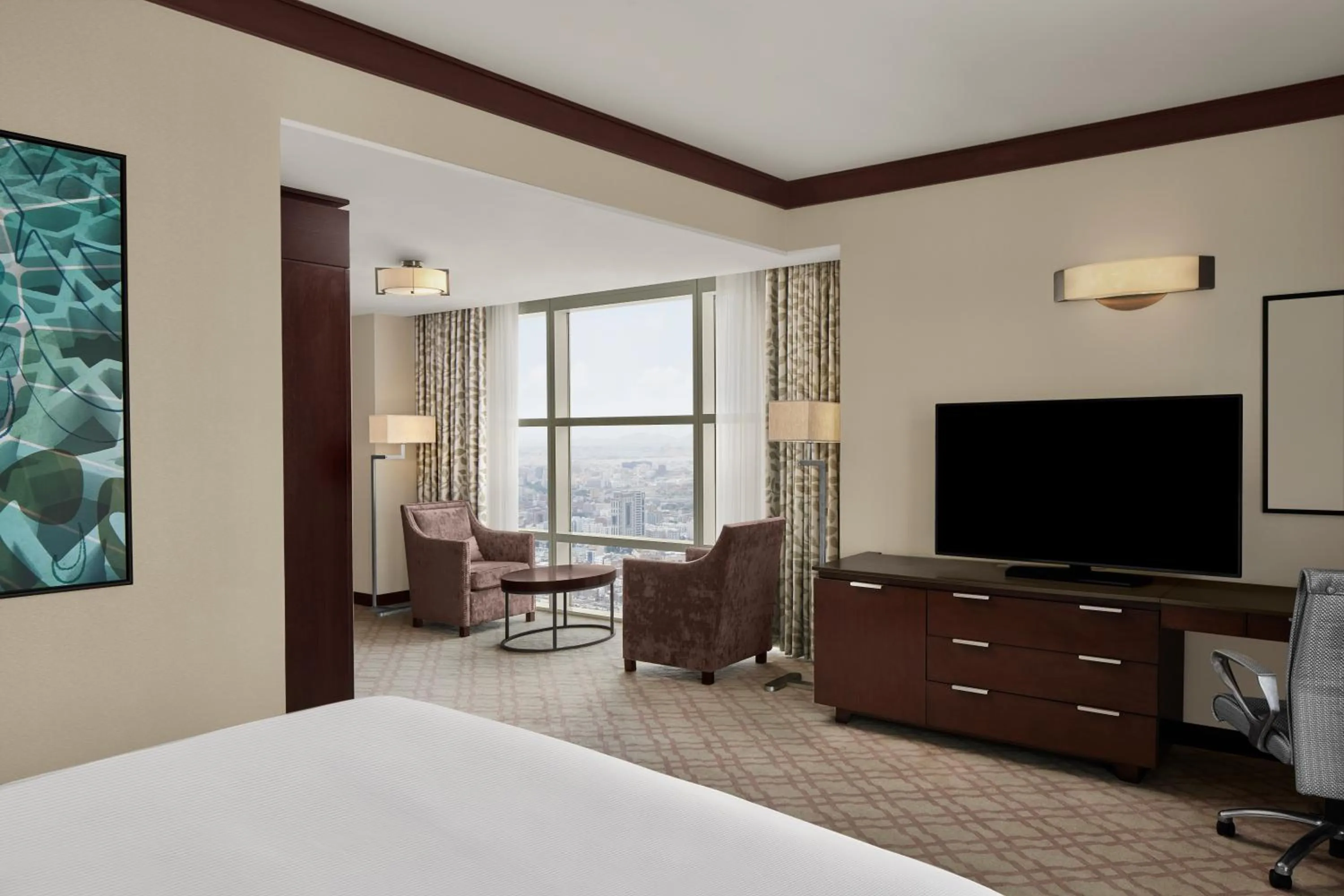 Bed in Doubletree By Hilton Jabal Omar Makkah