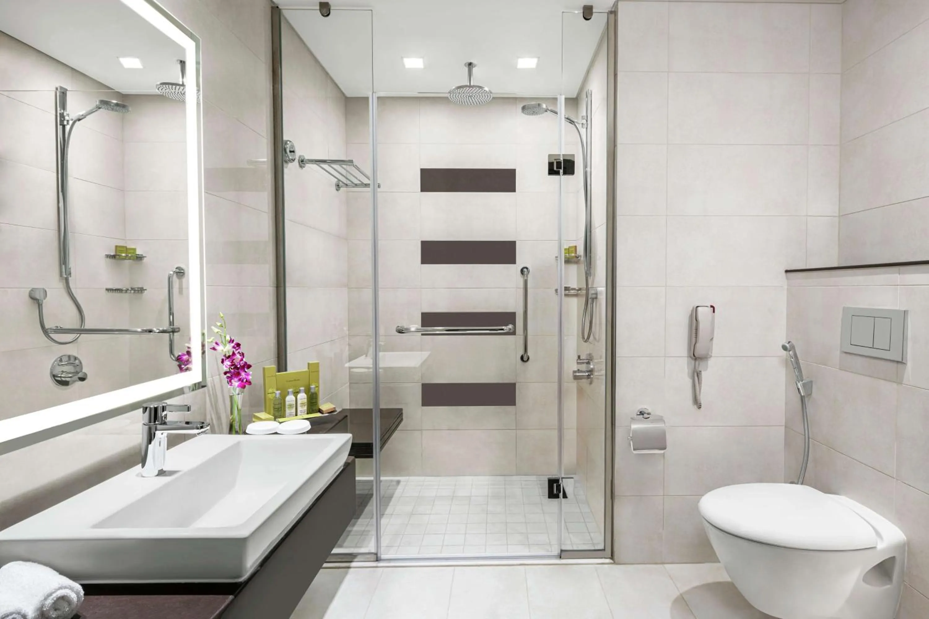 Bathroom in Doubletree By Hilton Jabal Omar Makkah