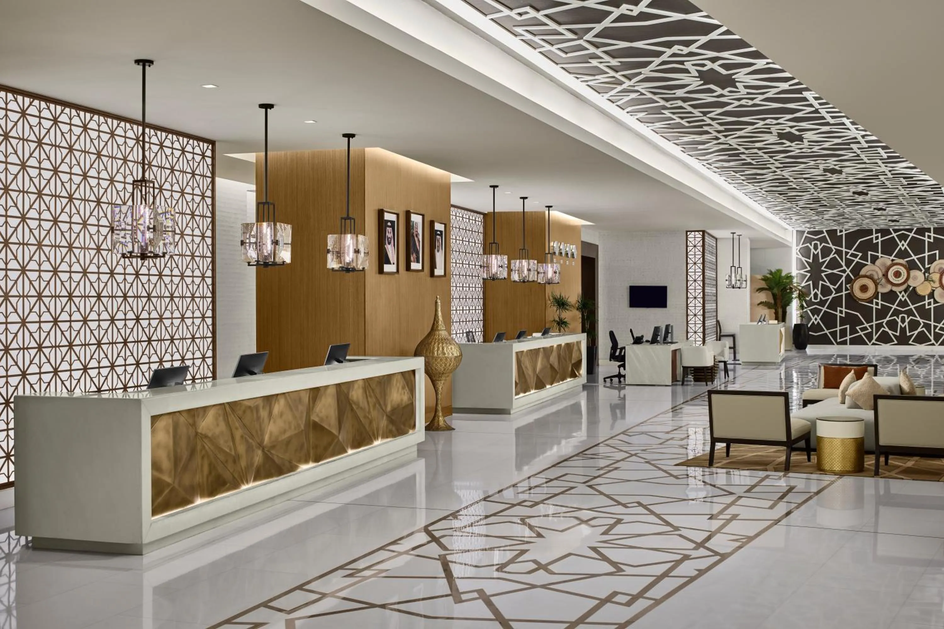 Lobby or reception in Doubletree By Hilton Jabal Omar Makkah