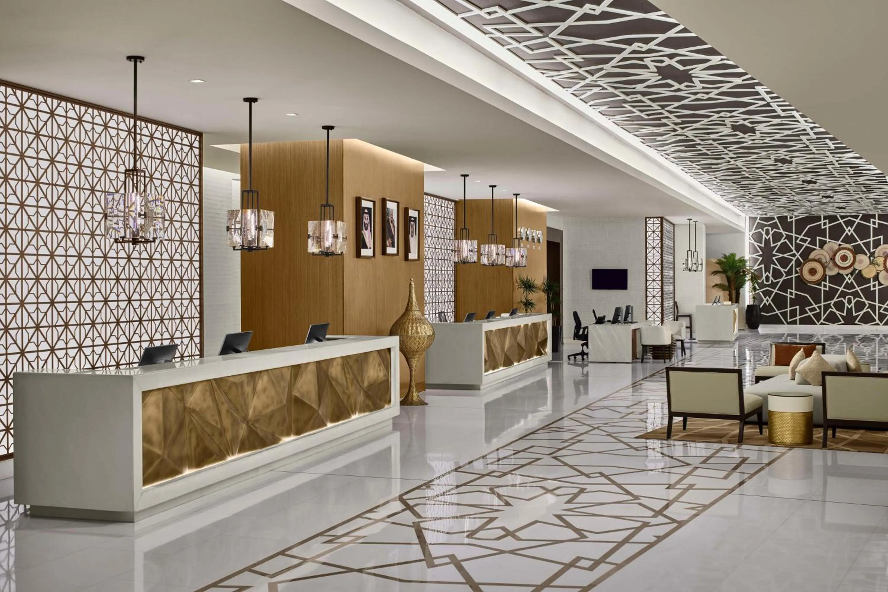 Lobby or reception in Doubletree By Hilton Jabal Omar Makkah