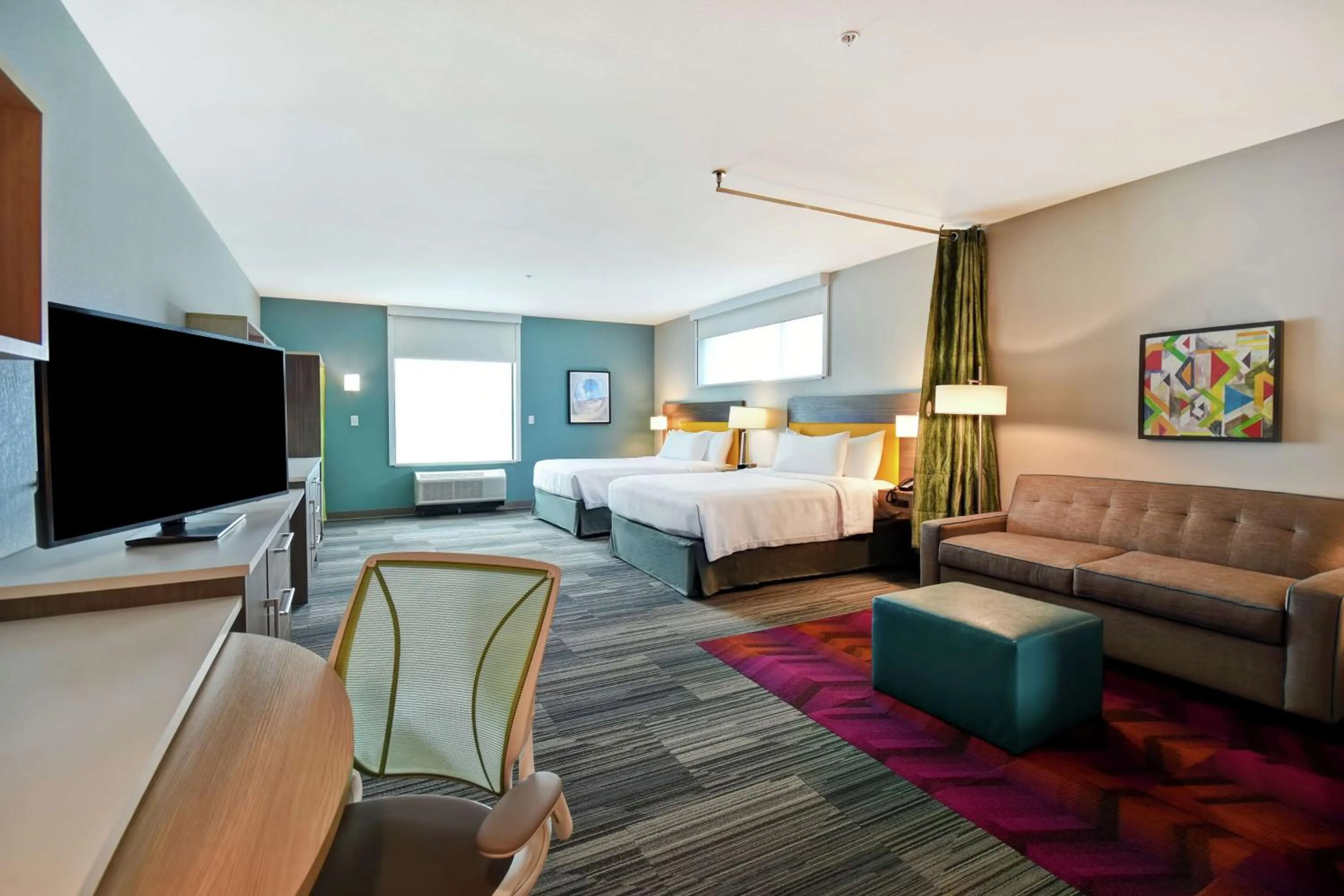 Bedroom, Bed in Home2 Suites By Hilton Shreveport