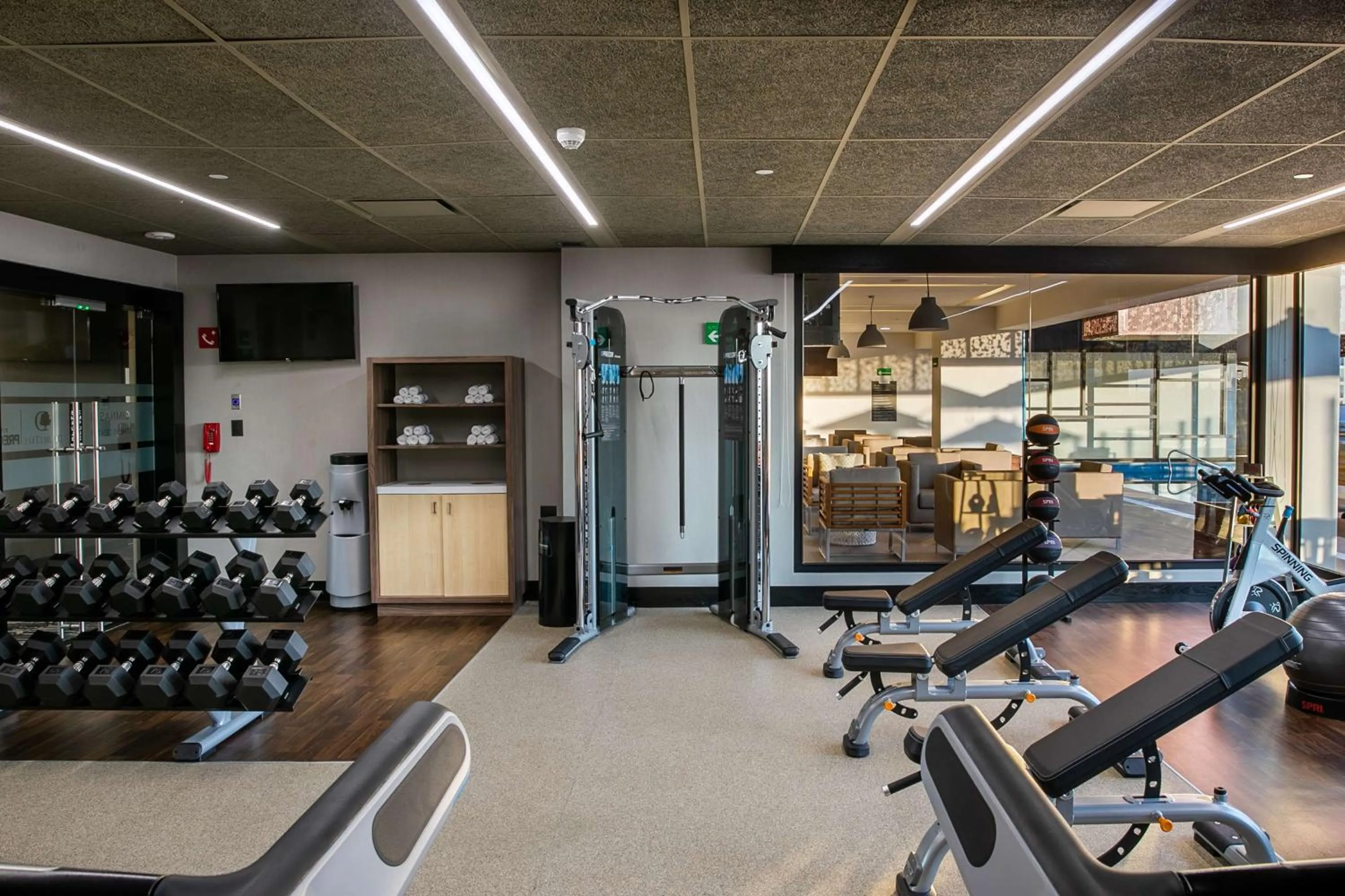 Fitness centre/facilities in Doubletree By Hilton Celaya