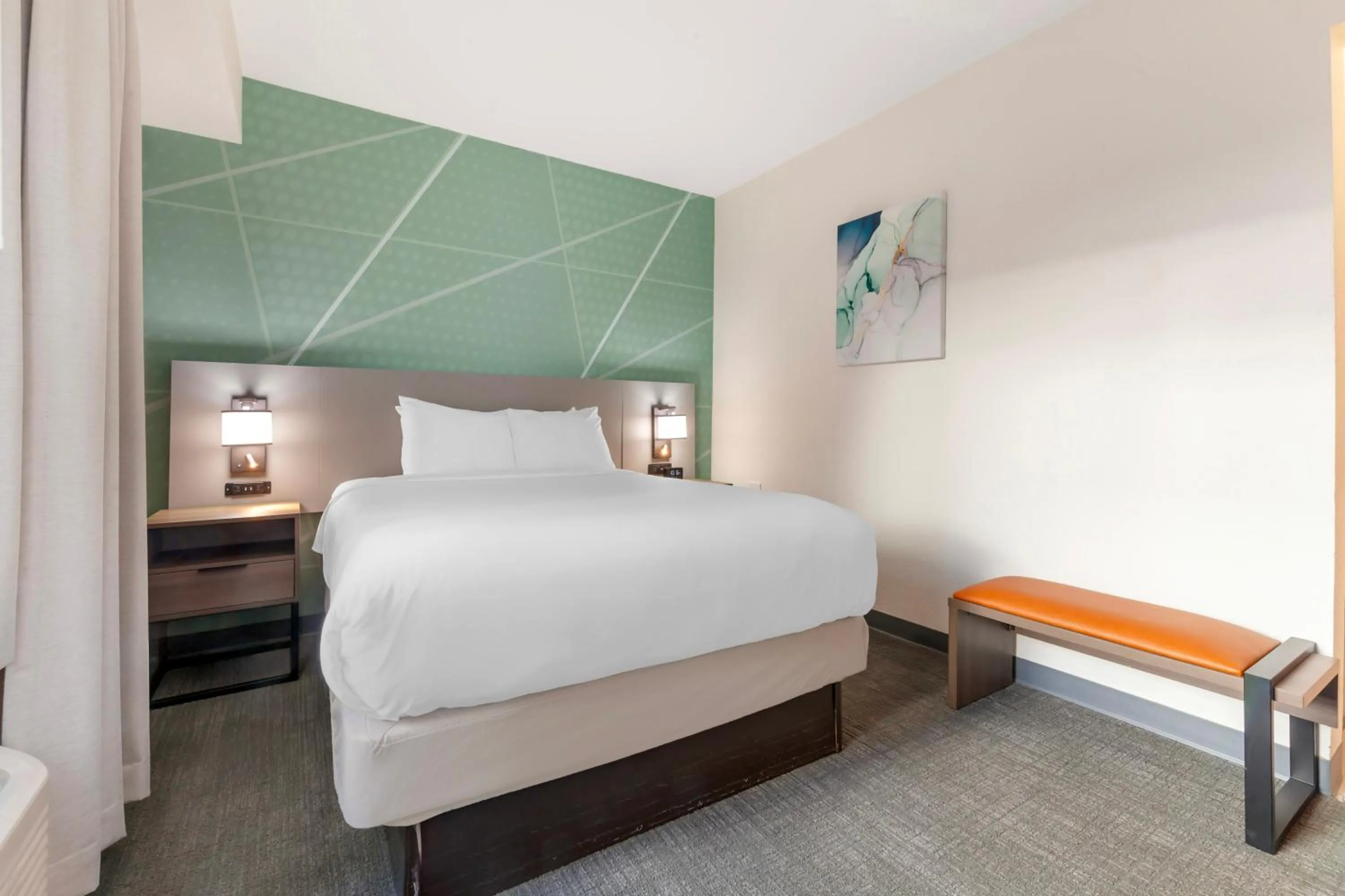 Bed in Comfort Inn & Suites Beaver Dam