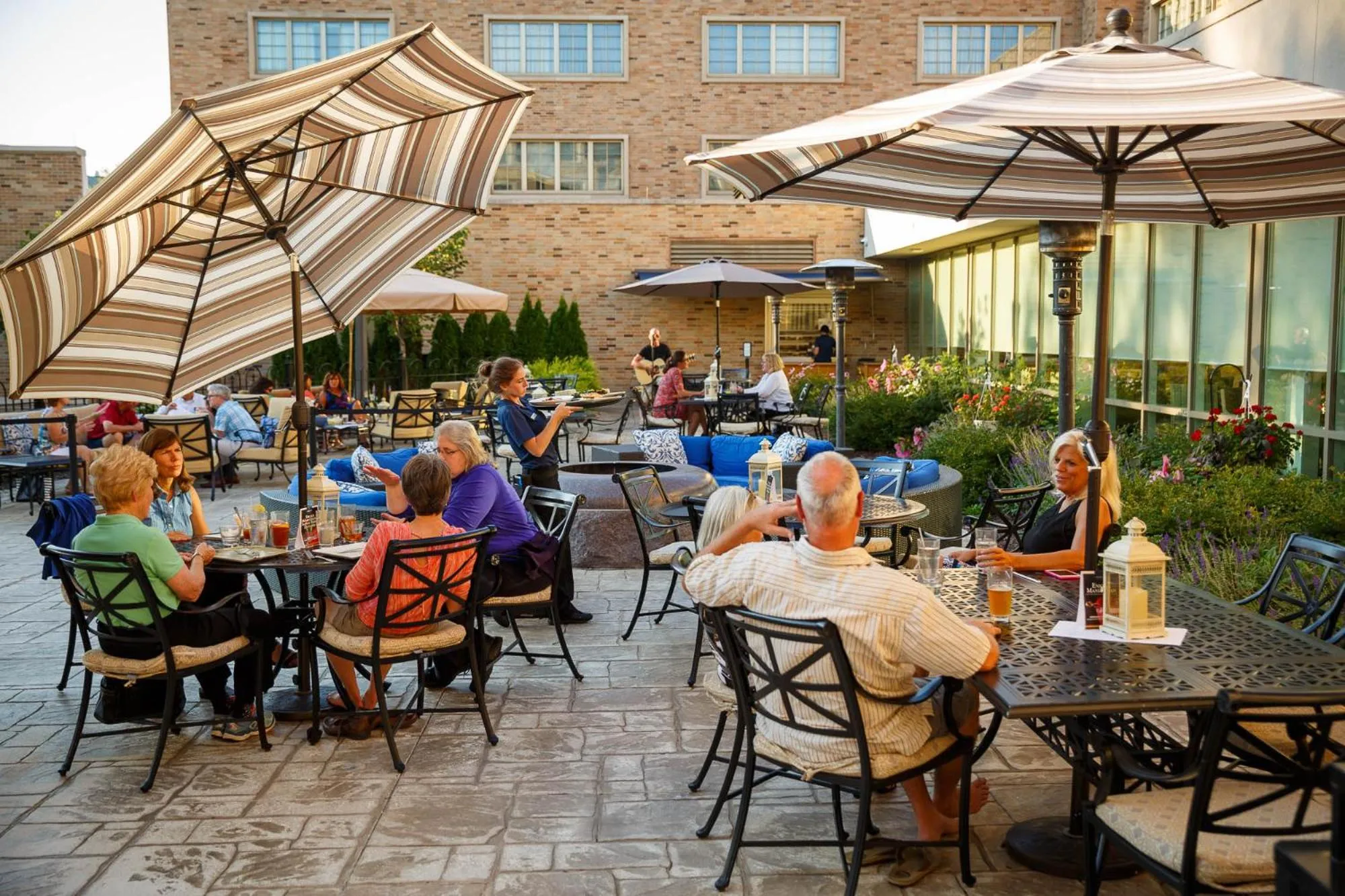 Lunch in Morris Inn at Notre Dame