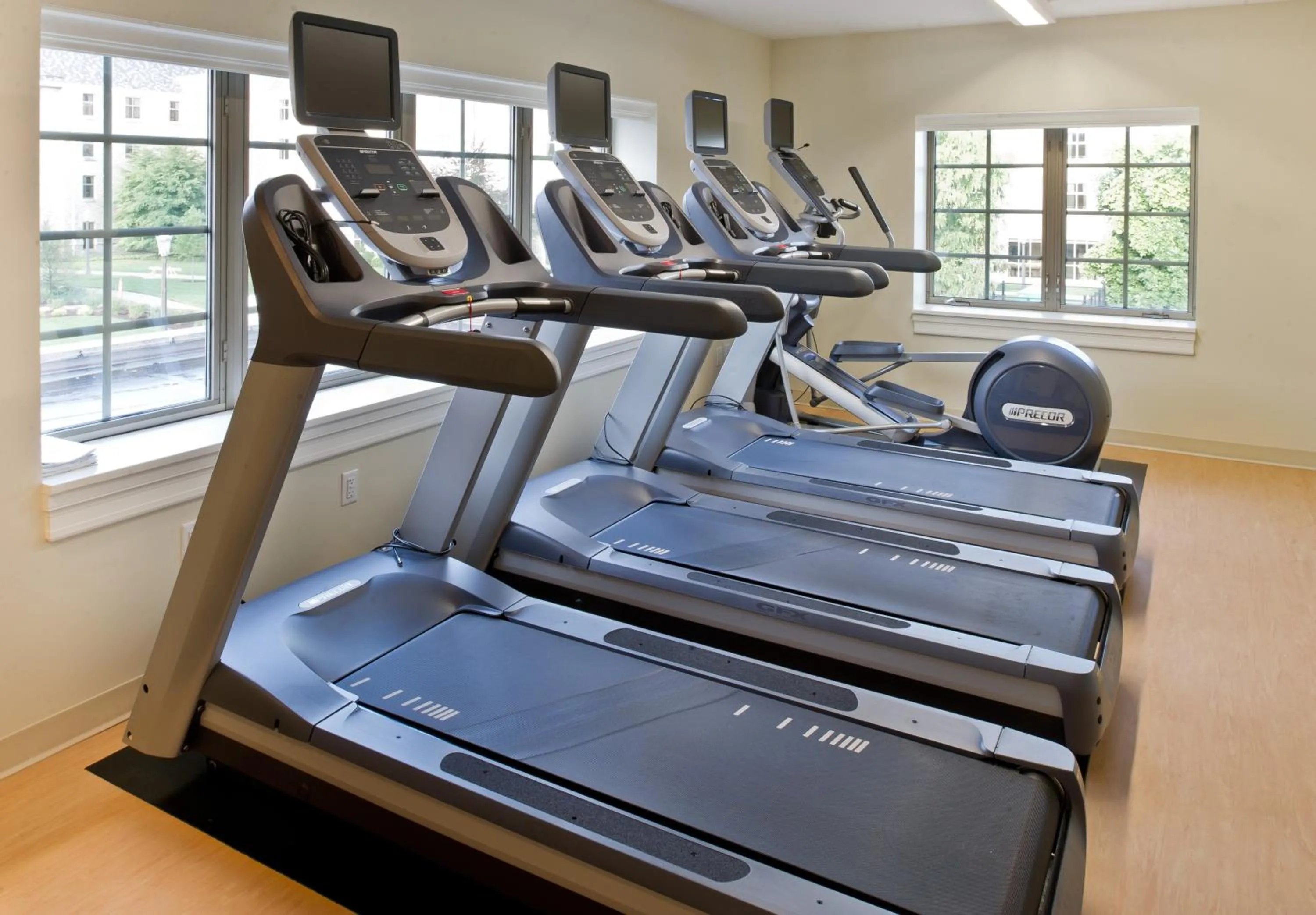 Fitness centre/facilities in Morris Inn at Notre Dame