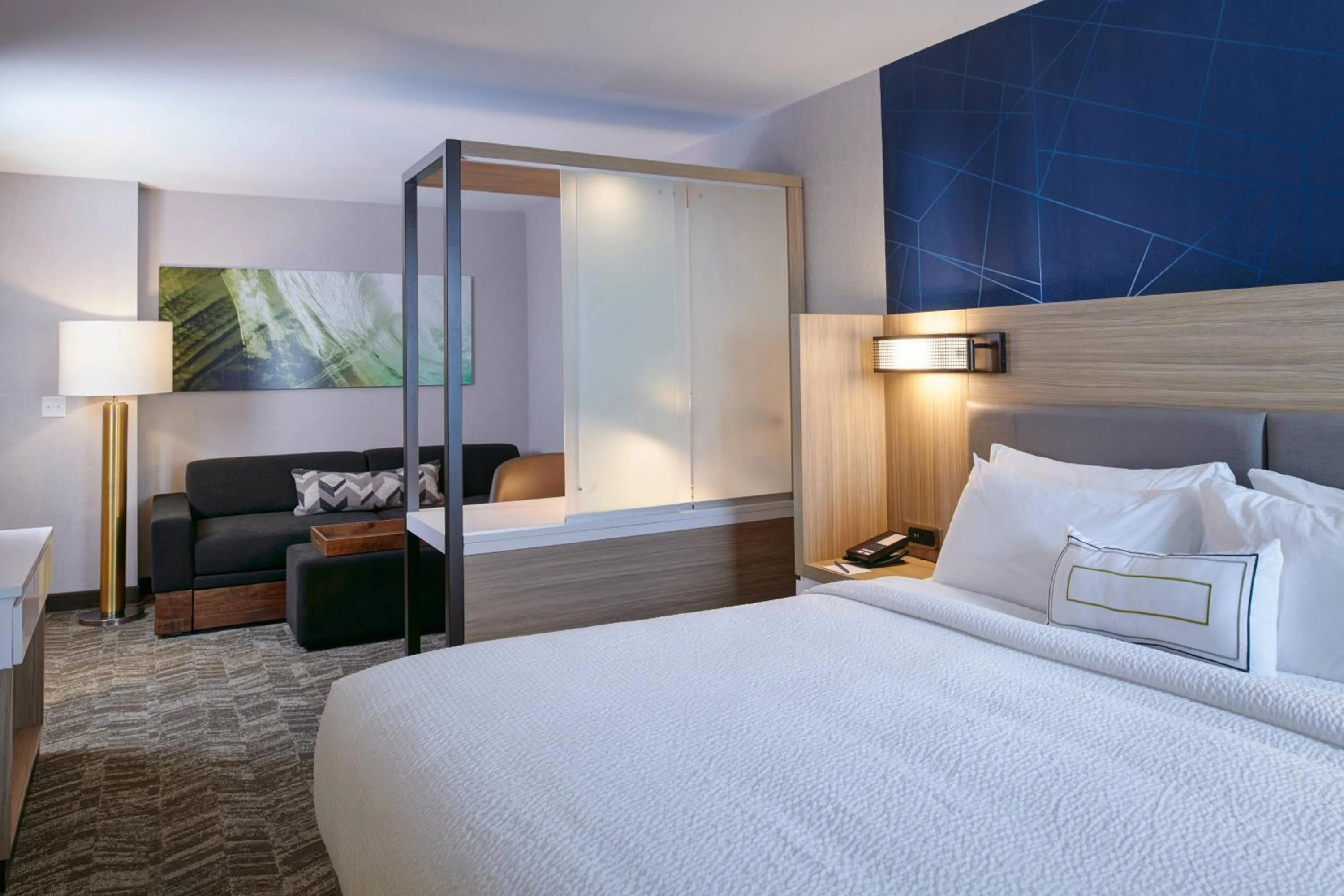 Bedroom, Bed in SpringHill Suites by Marriott Wixom Novi