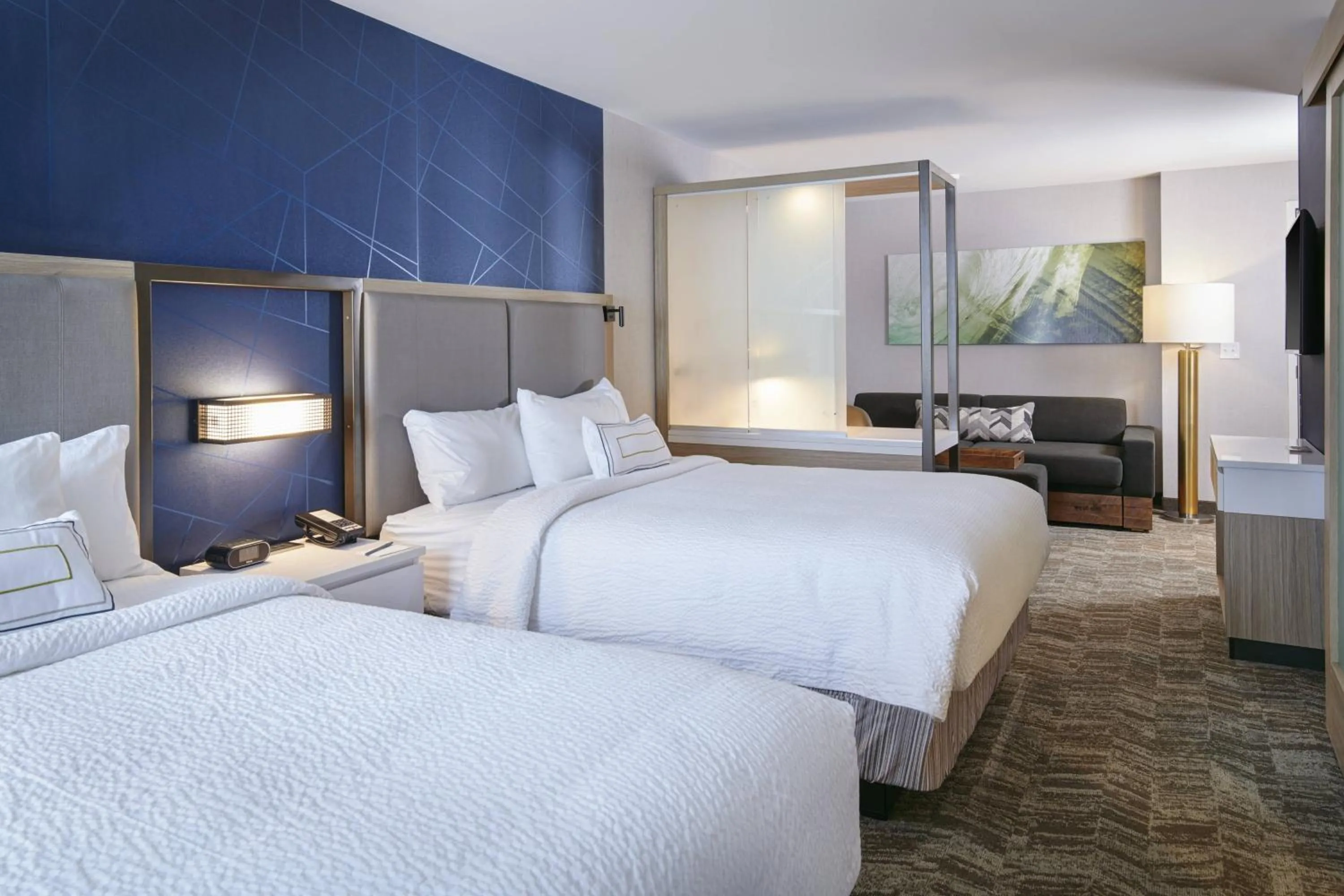 Bedroom, Bed in SpringHill Suites by Marriott Wixom Novi
