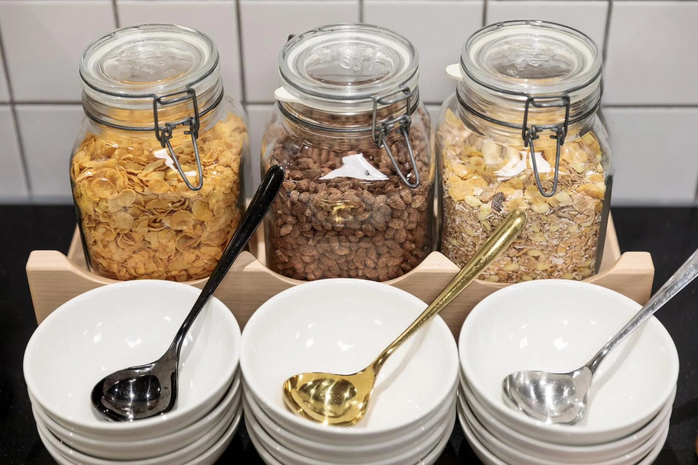 Buffet breakfast in Hotel Brick Barcelona