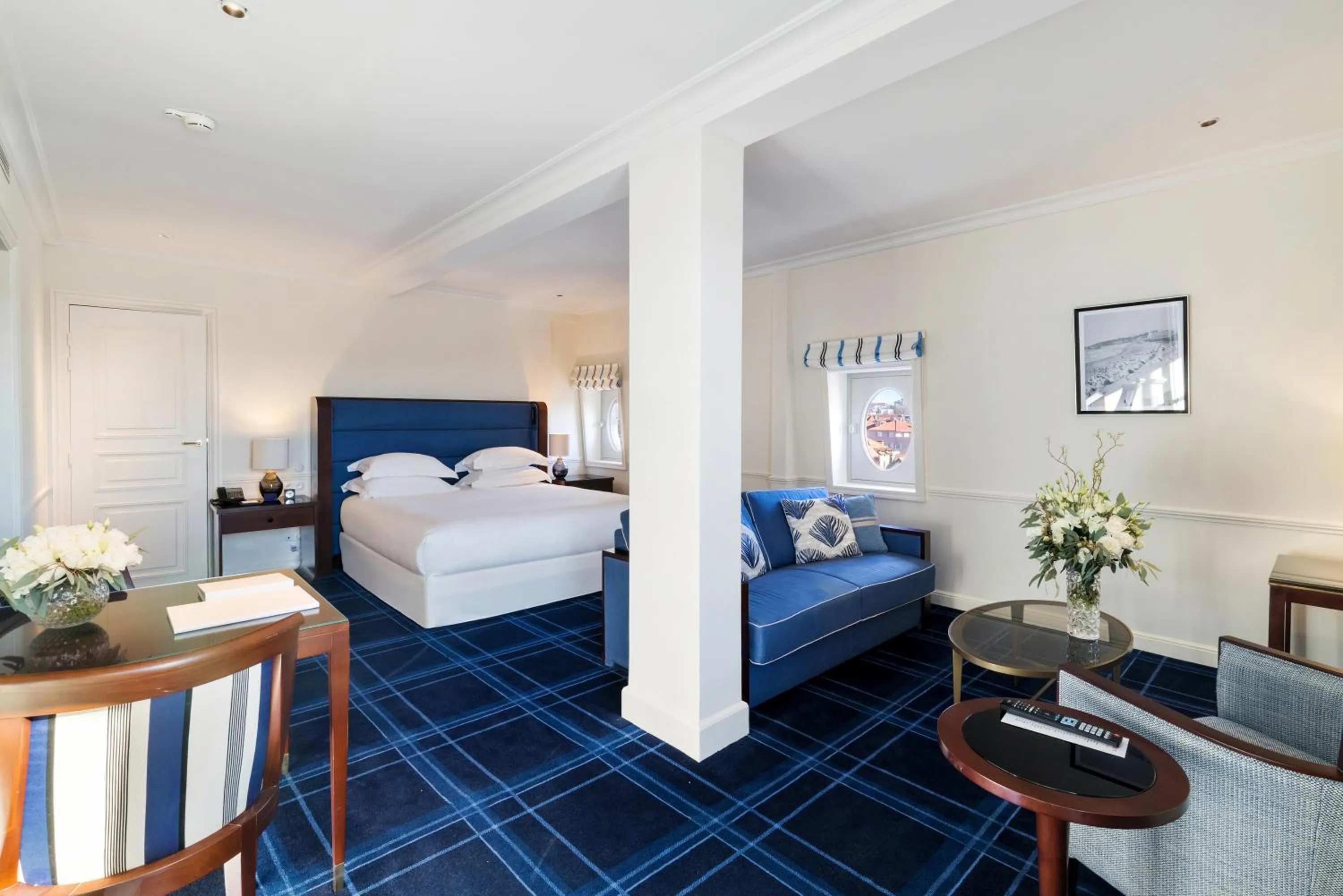 Photo of the whole room, Bed in Hôtel du Palais Biarritz, in The Unbound Collection by Hyatt