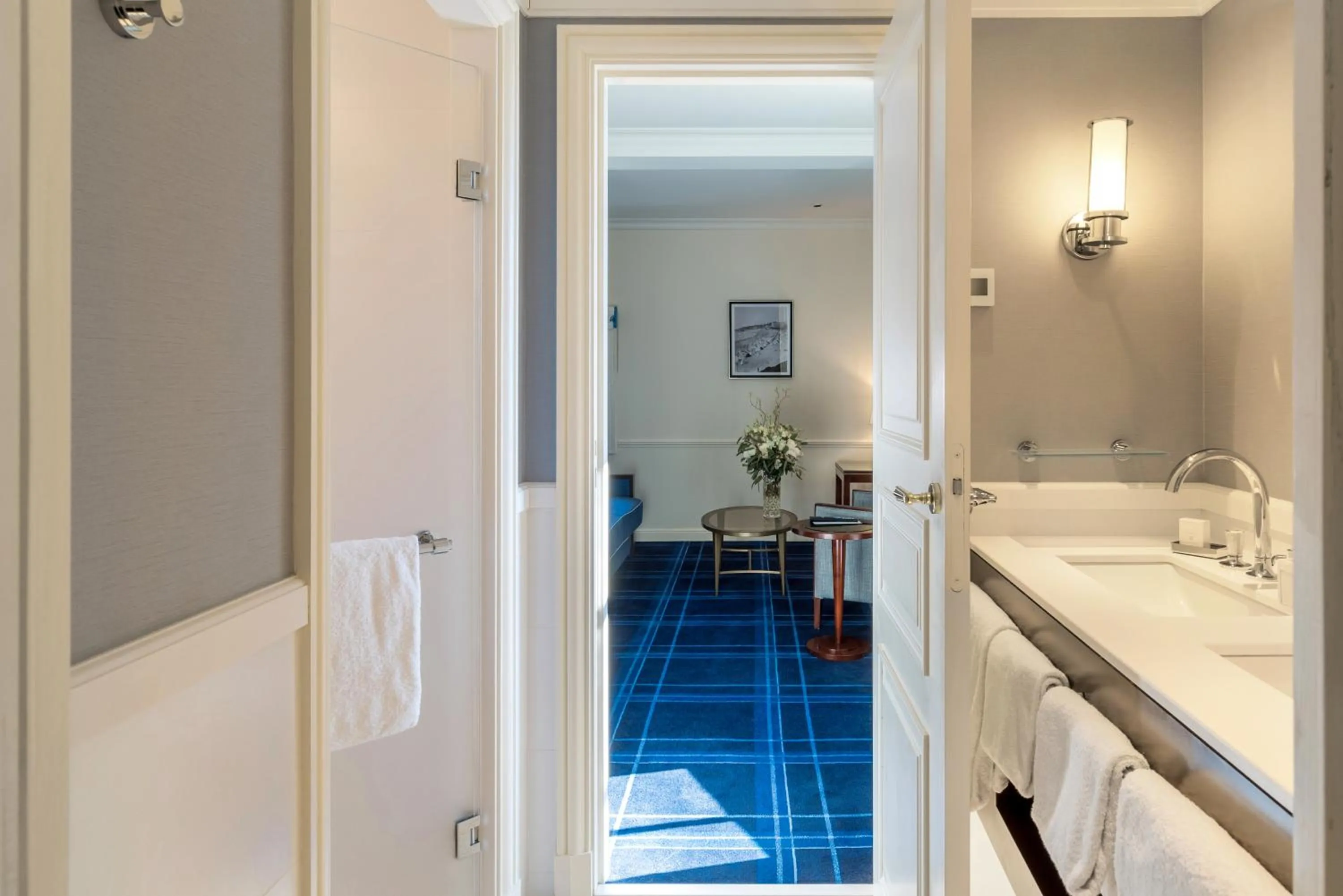 Bathroom in Hôtel du Palais Biarritz, in The Unbound Collection by Hyatt