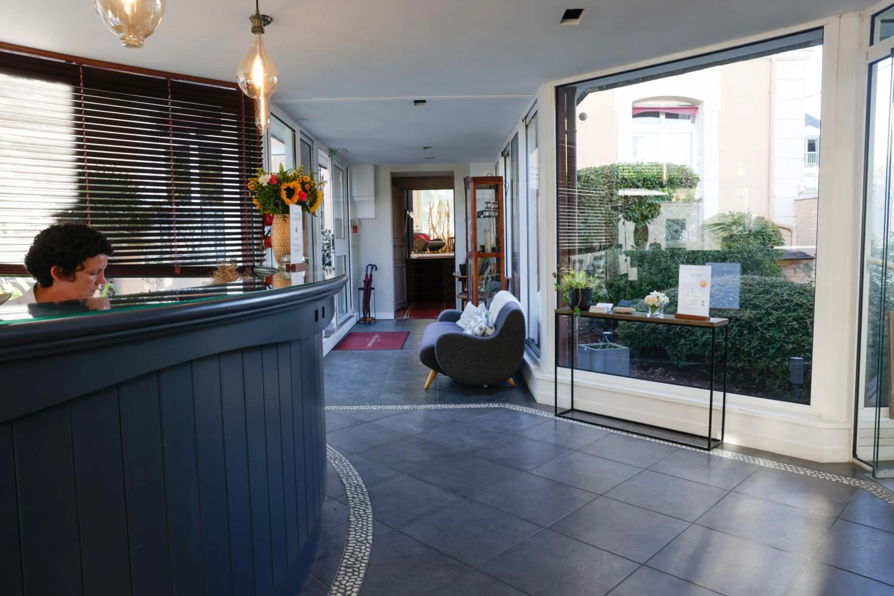 Lobby or reception in Hôtel La Villefromoy