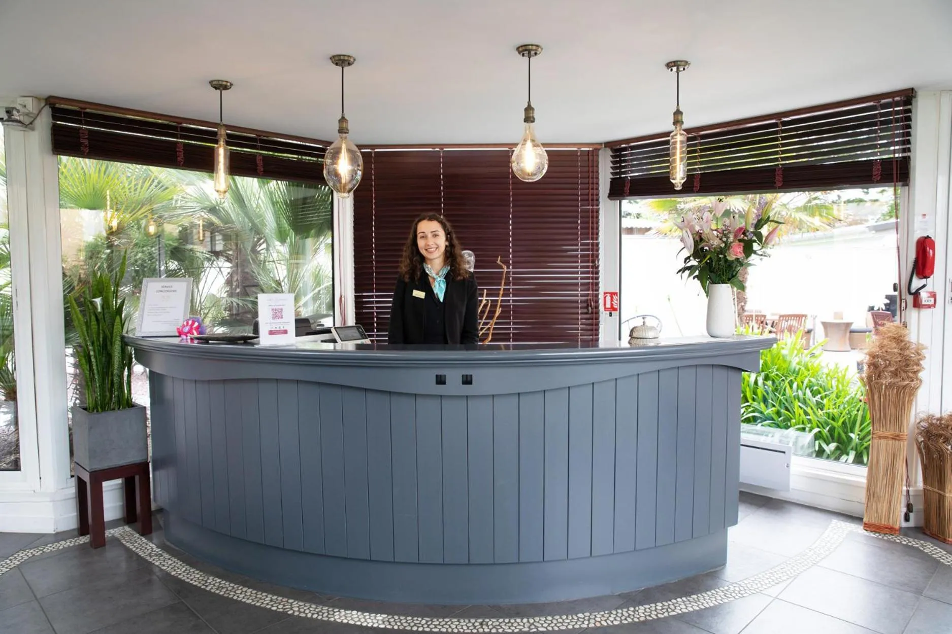 Lobby or reception in Hôtel La Villefromoy