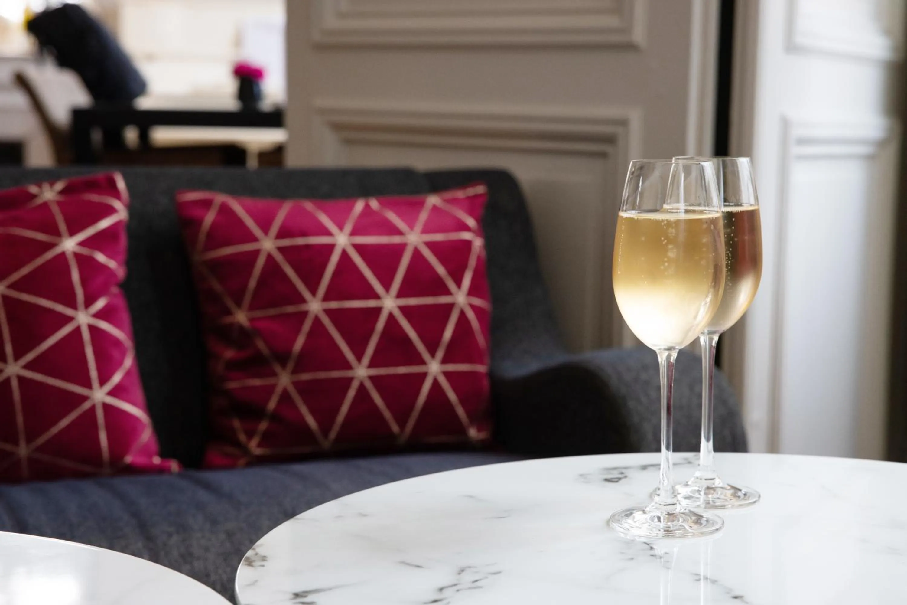 Lounge or bar in Hôtel La Villefromoy