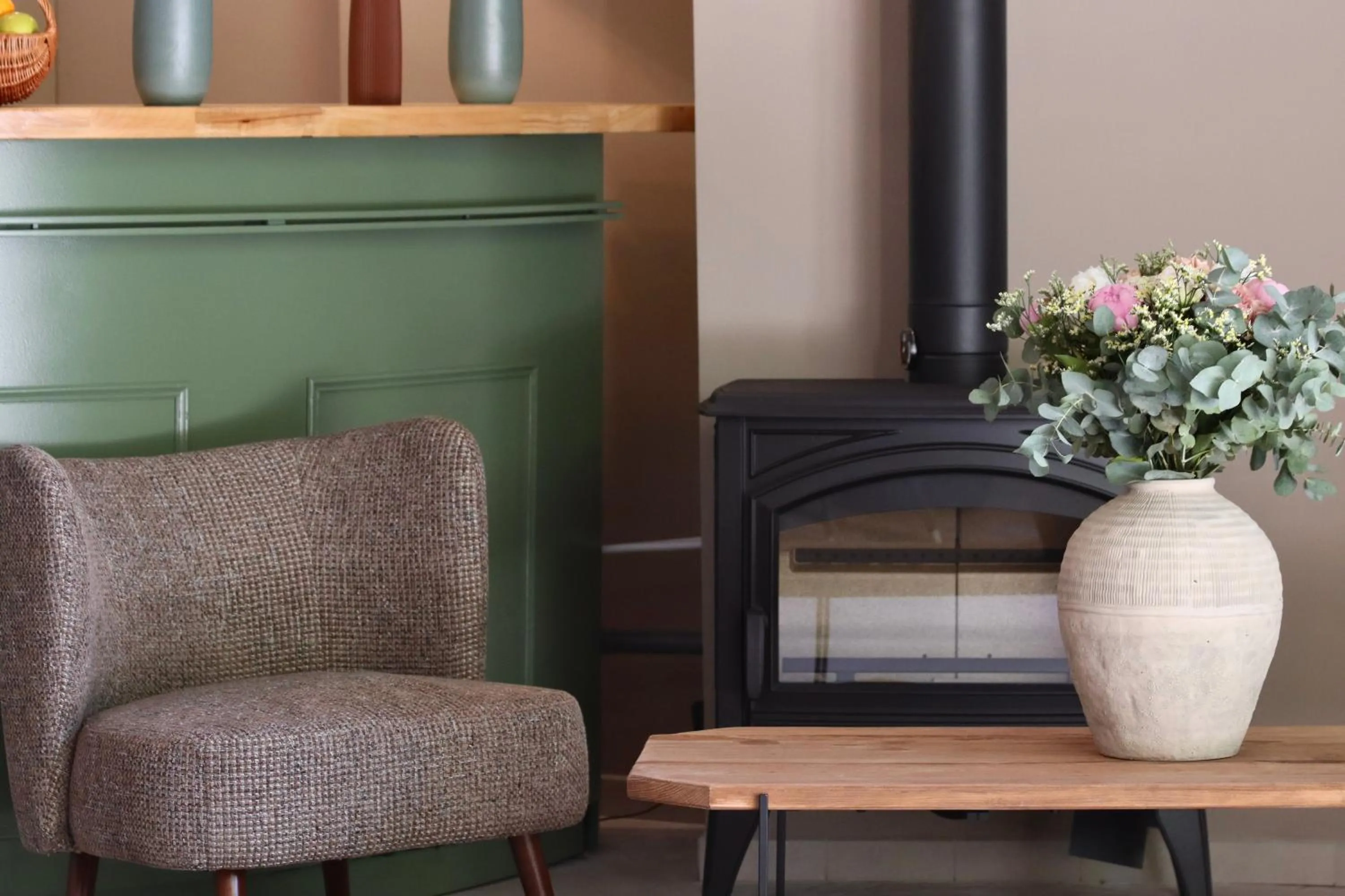 Living room in Hôtel Le Pré Galoffre