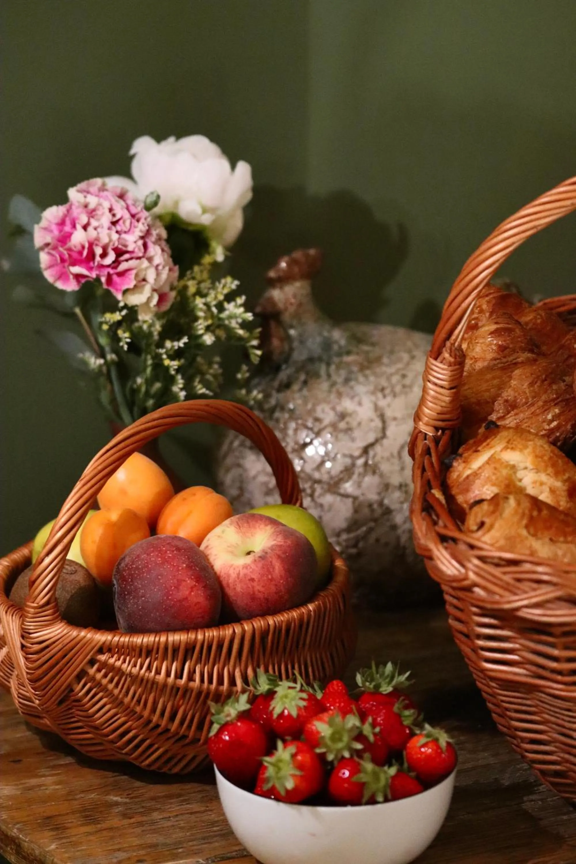 Breakfast in Hôtel Le Pré Galoffre