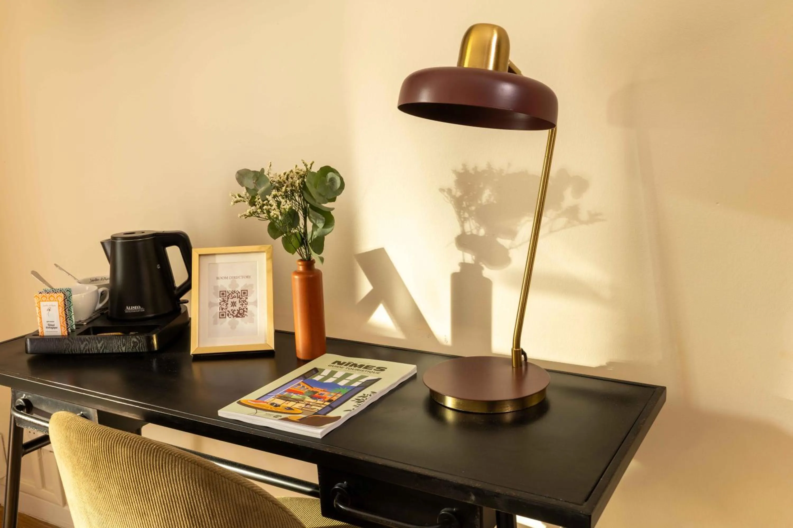 Decorative detail in Hôtel Le Pré Galoffre