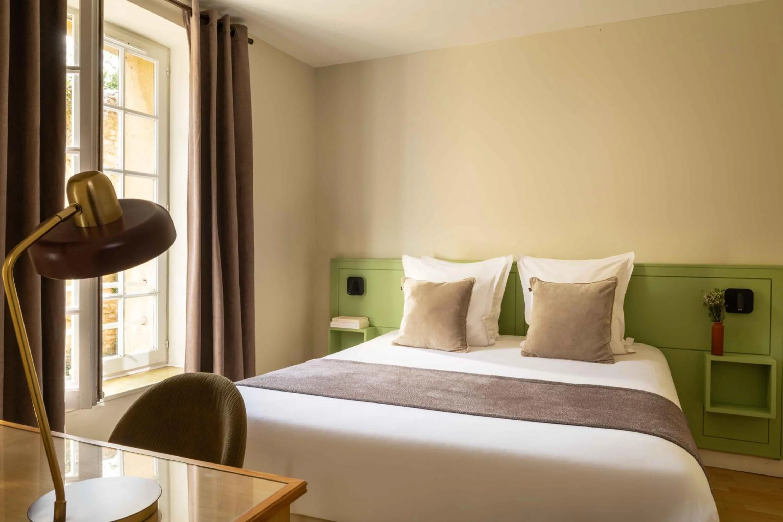 Photo of the whole room, Bed in Hôtel Le Pré Galoffre