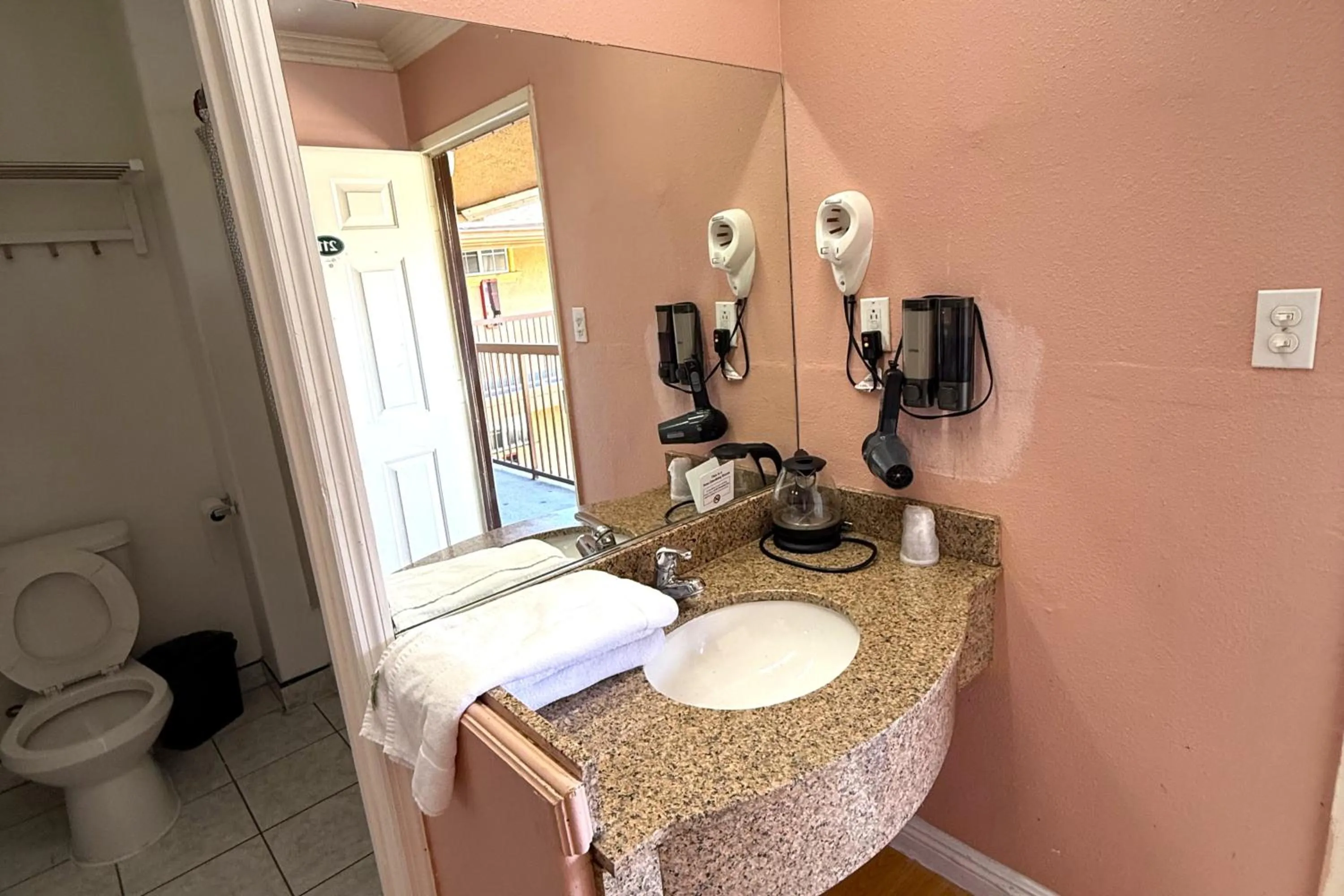 Bathroom in Travel Inn Downtown LA