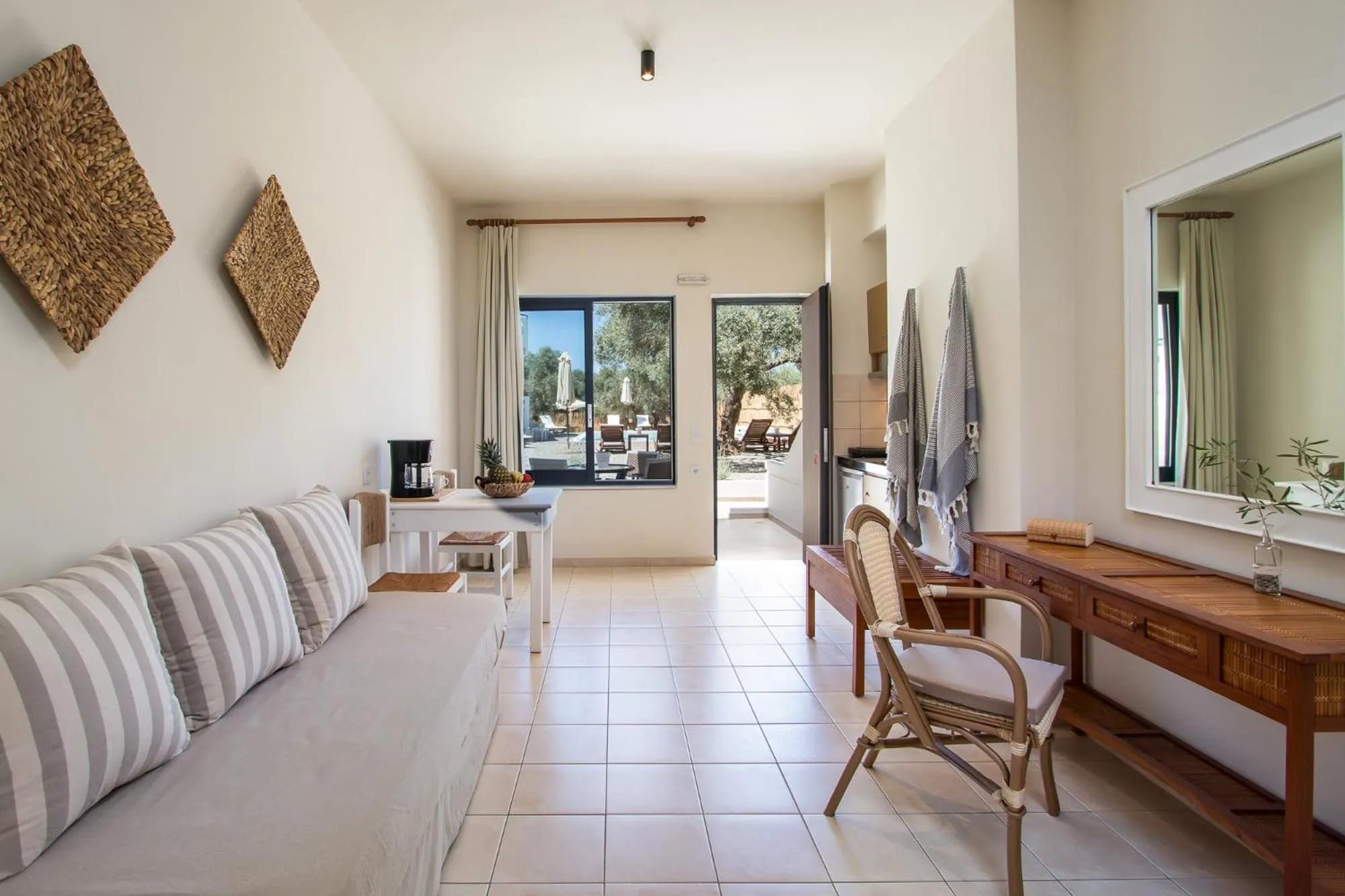Seating area in Kanso Rooms