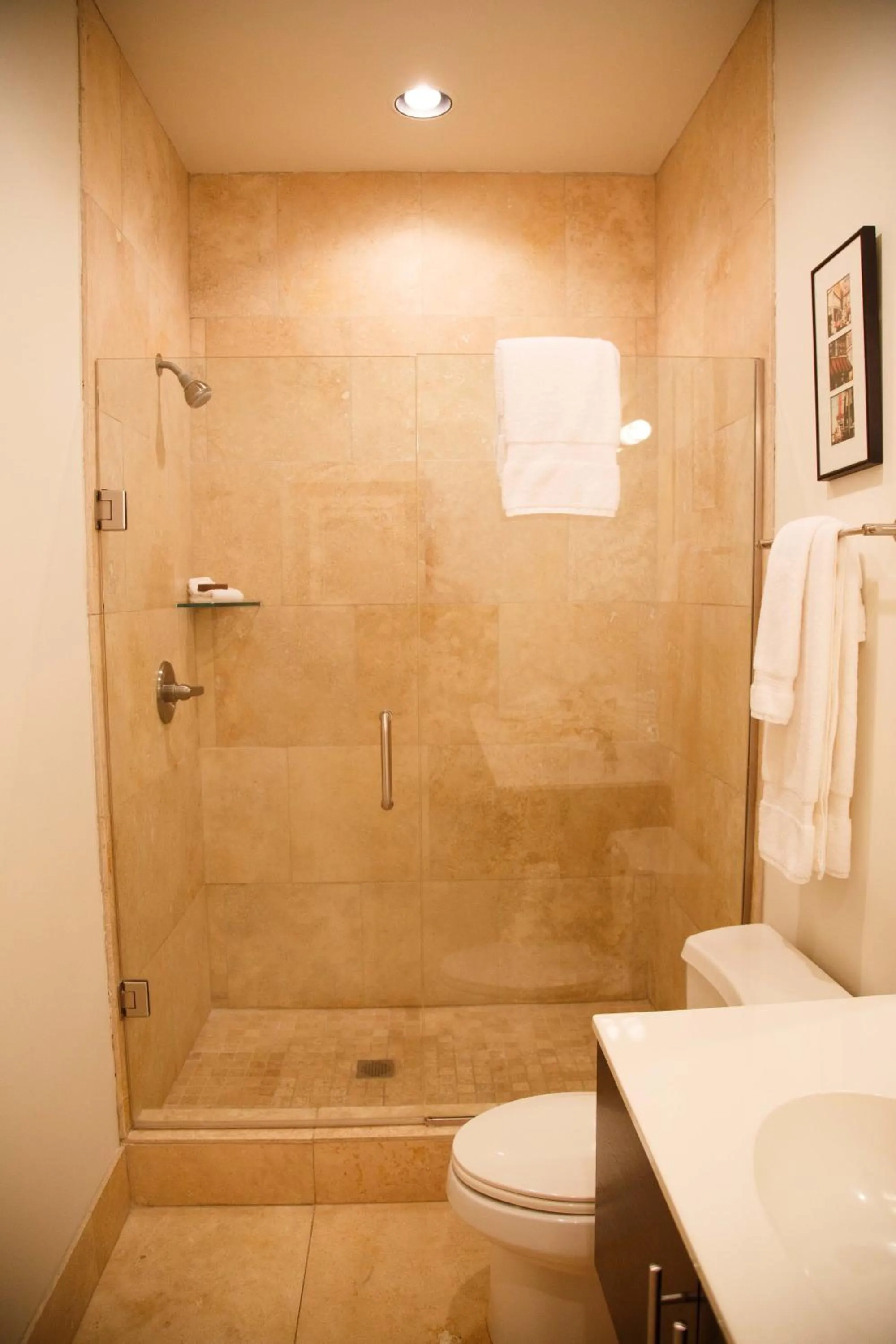 Shower in The Lofts at the Five & DIme