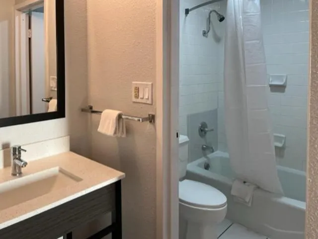 Bathroom in Americas Best Value Inn Port Lavaca