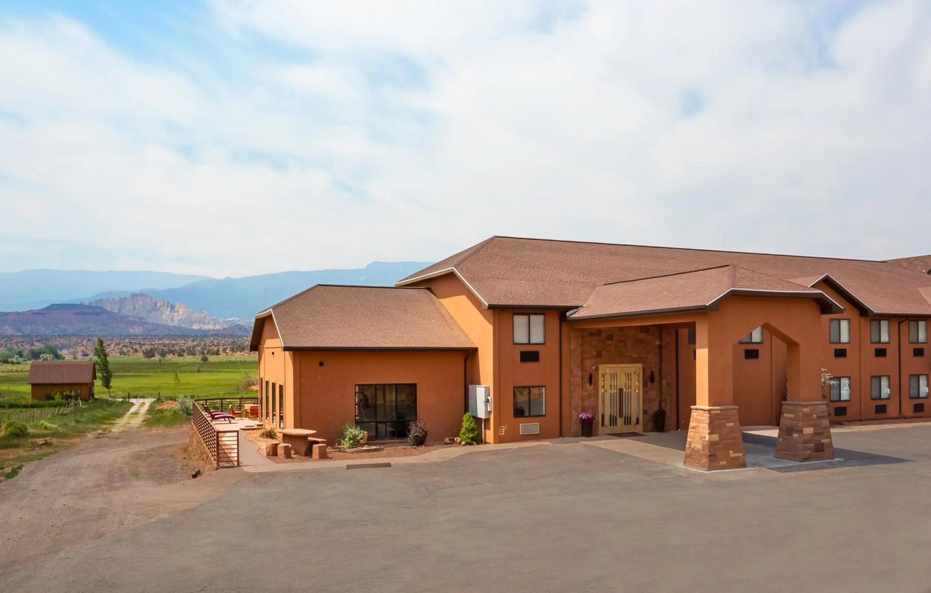 Facade/entrance in Red Sands Hotel