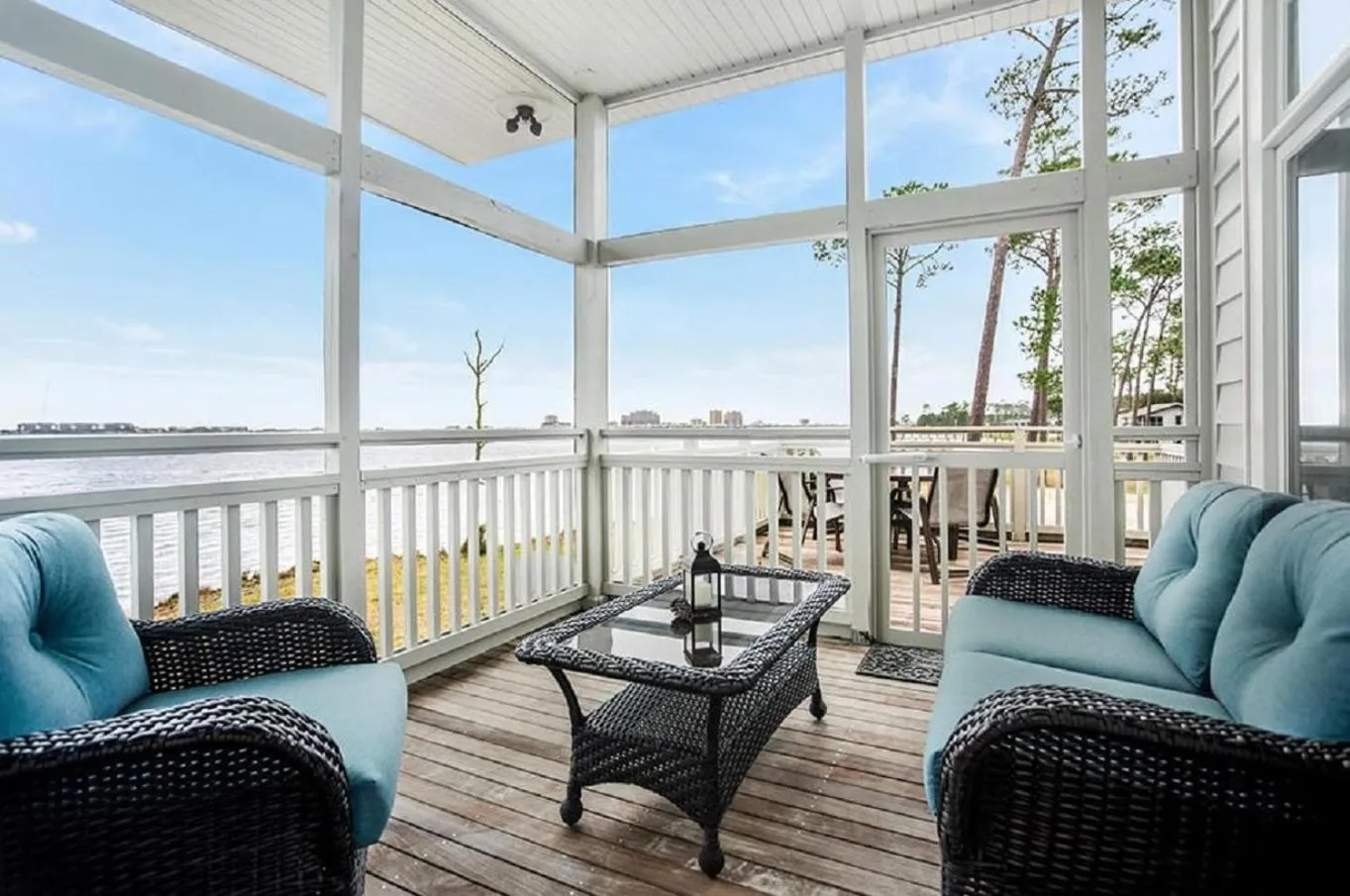 Balcony/Terrace in Eagle Cottages at Gulf State Park