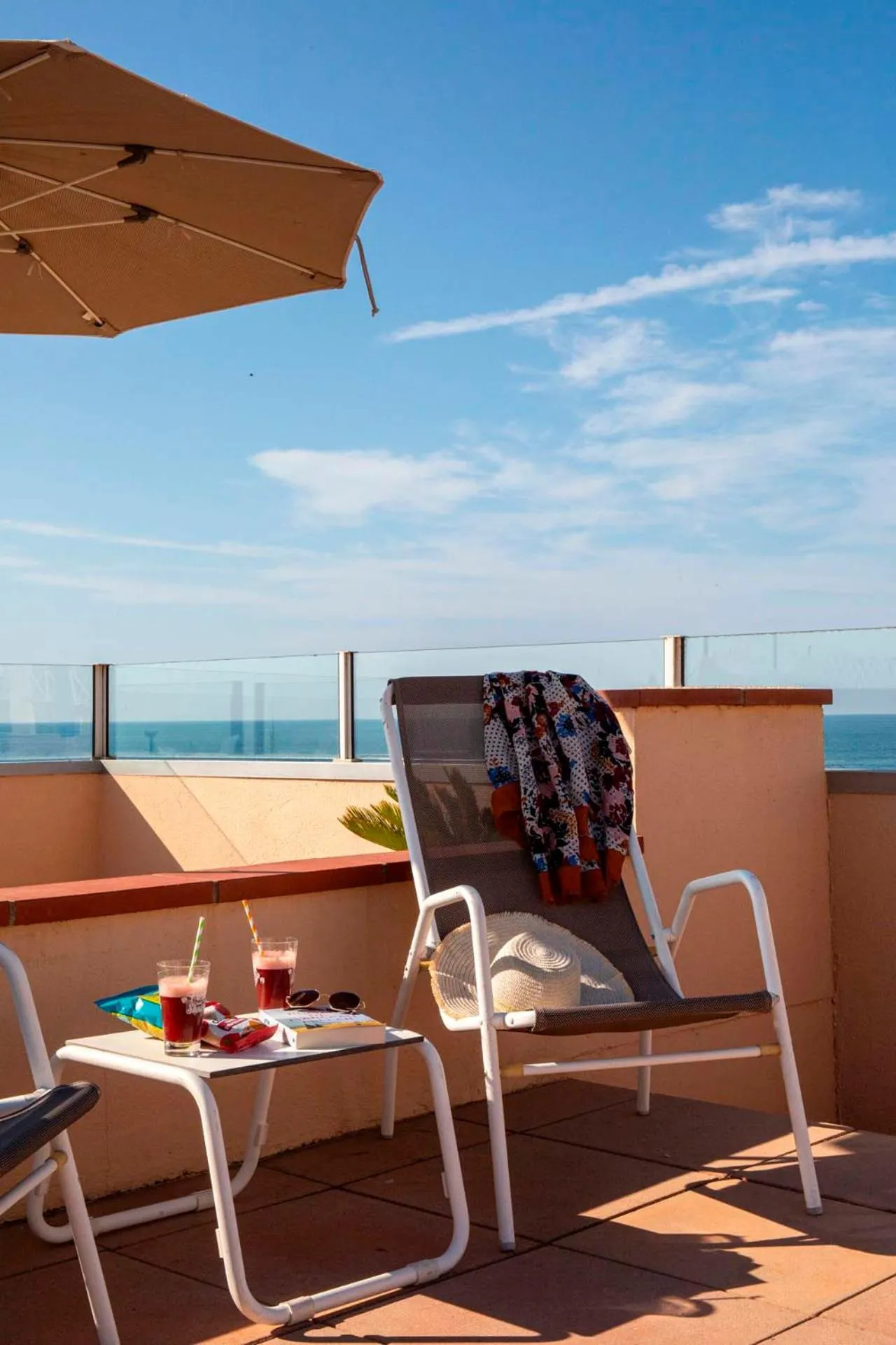 Patio in Hotel Port Marine