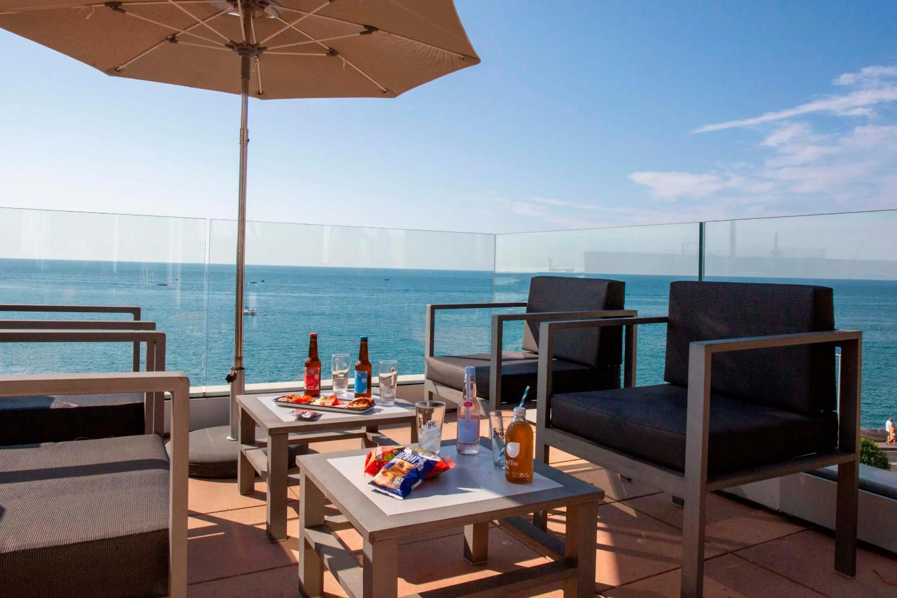 Patio in Hotel Port Marine