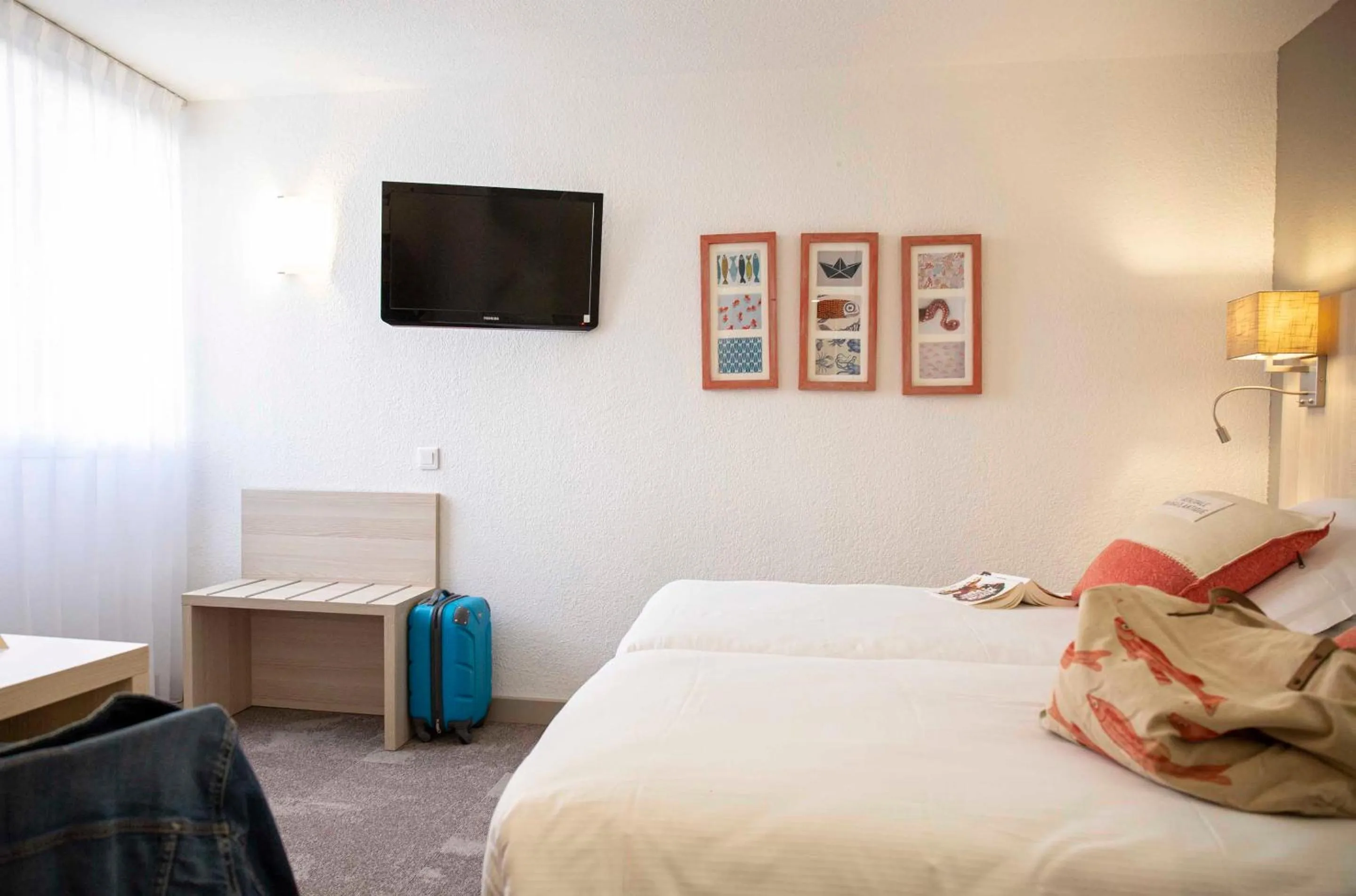 TV and multimedia, Bed in Hotel Port Marine