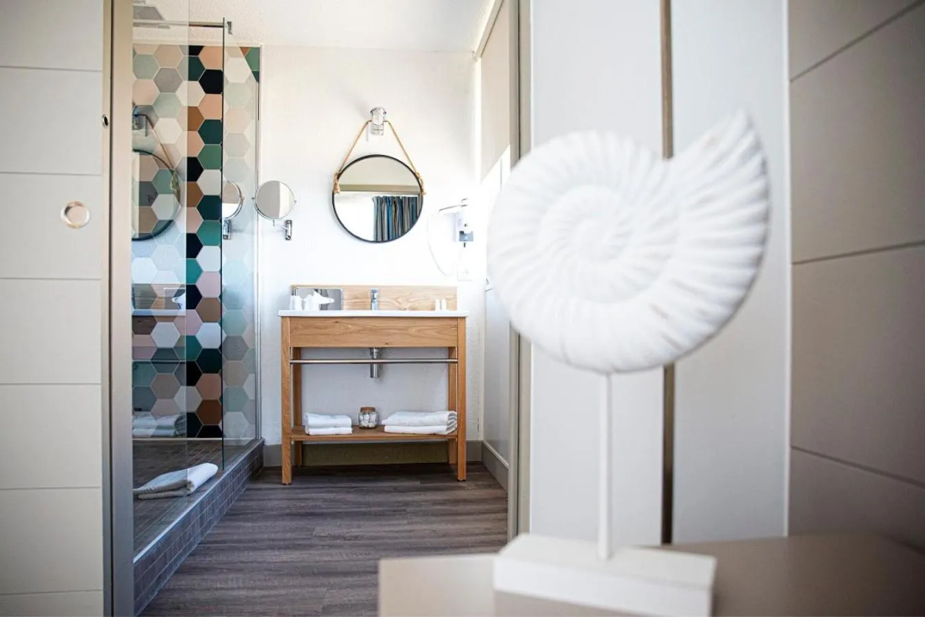 Shower in Hotel Port Marine