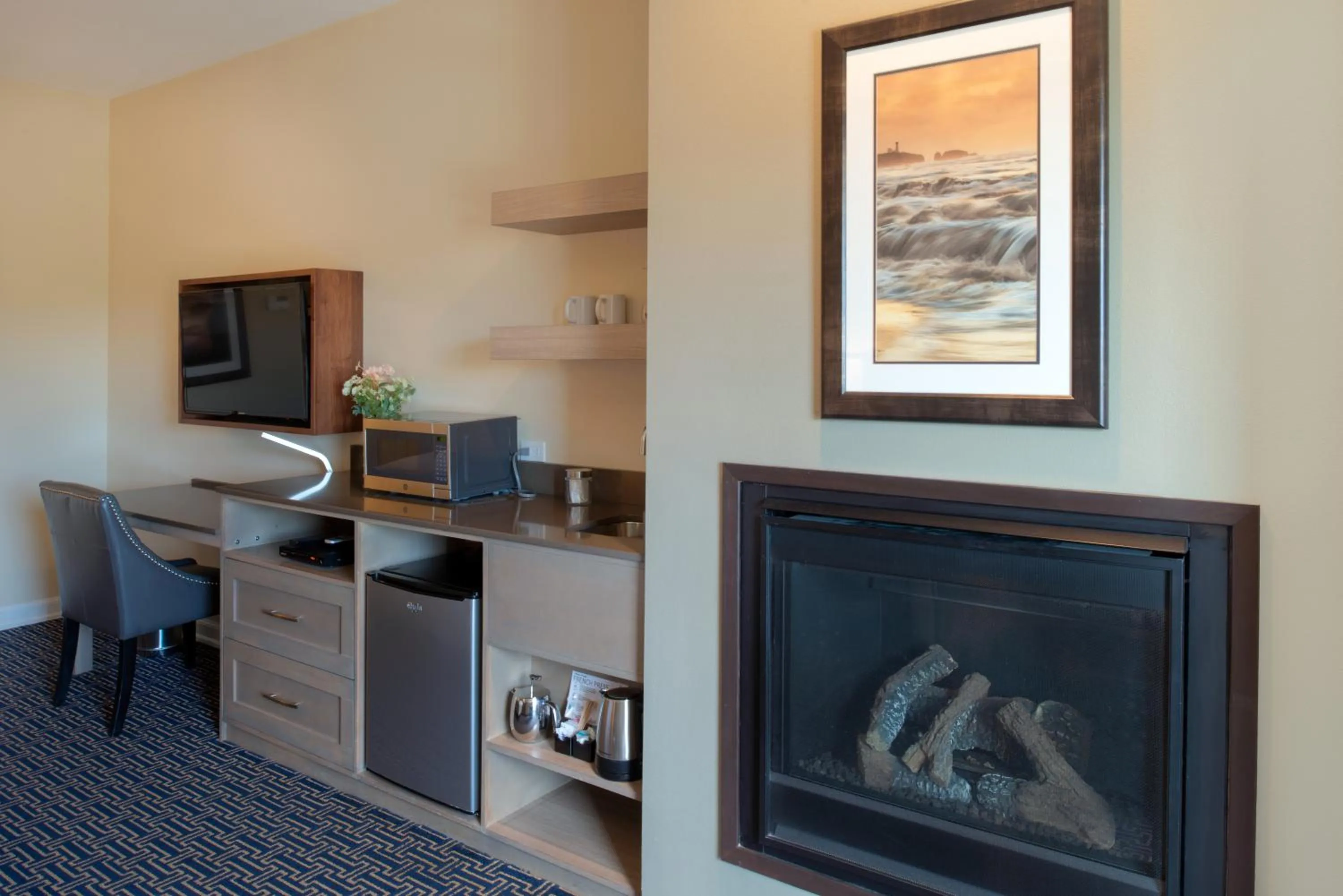 Seating area in Inn at Nye Beach