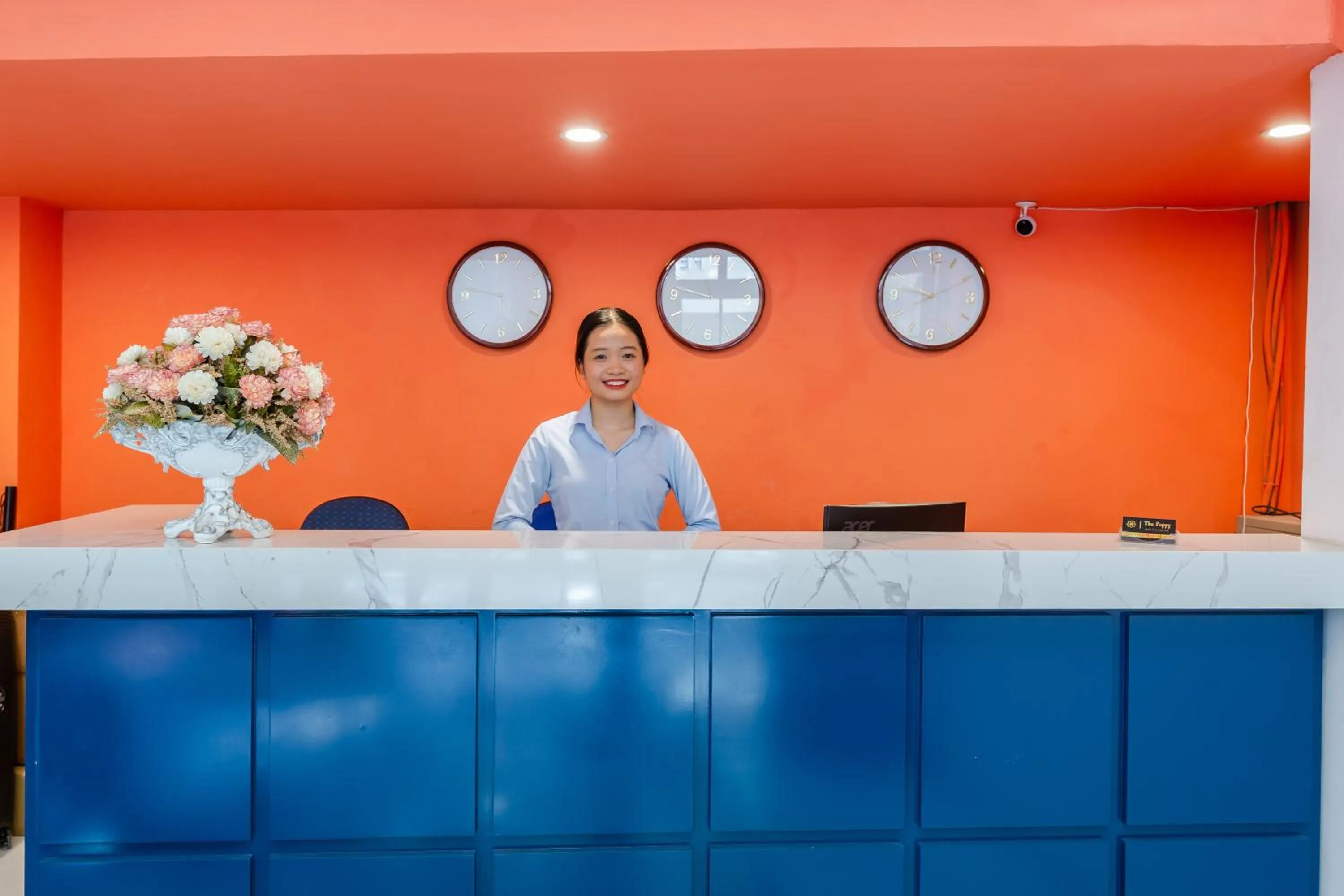 Lobby or reception in The Poppy Villa & Hotel