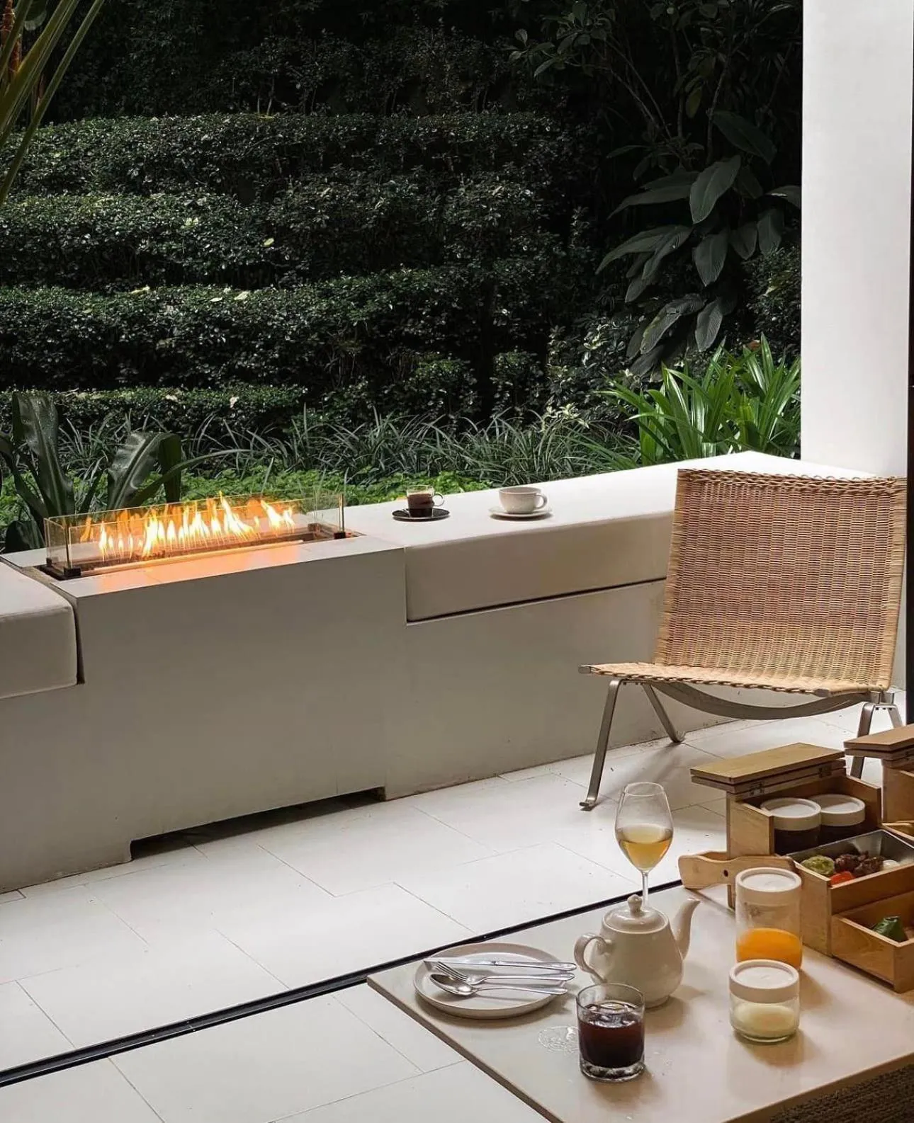 fireplace in K Maison Lanna Boutique Hotel-SHA Plus Certified