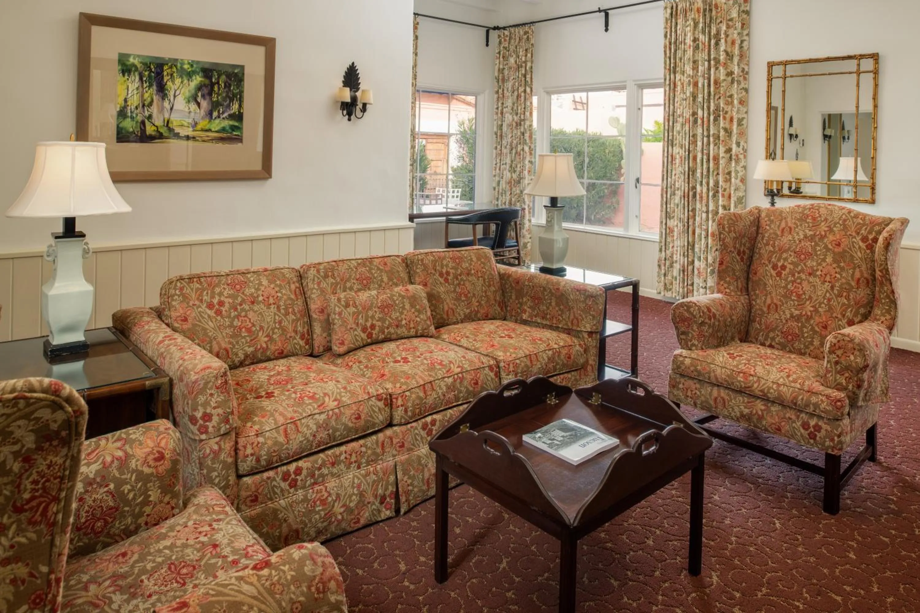 Seating area in Arizona Inn