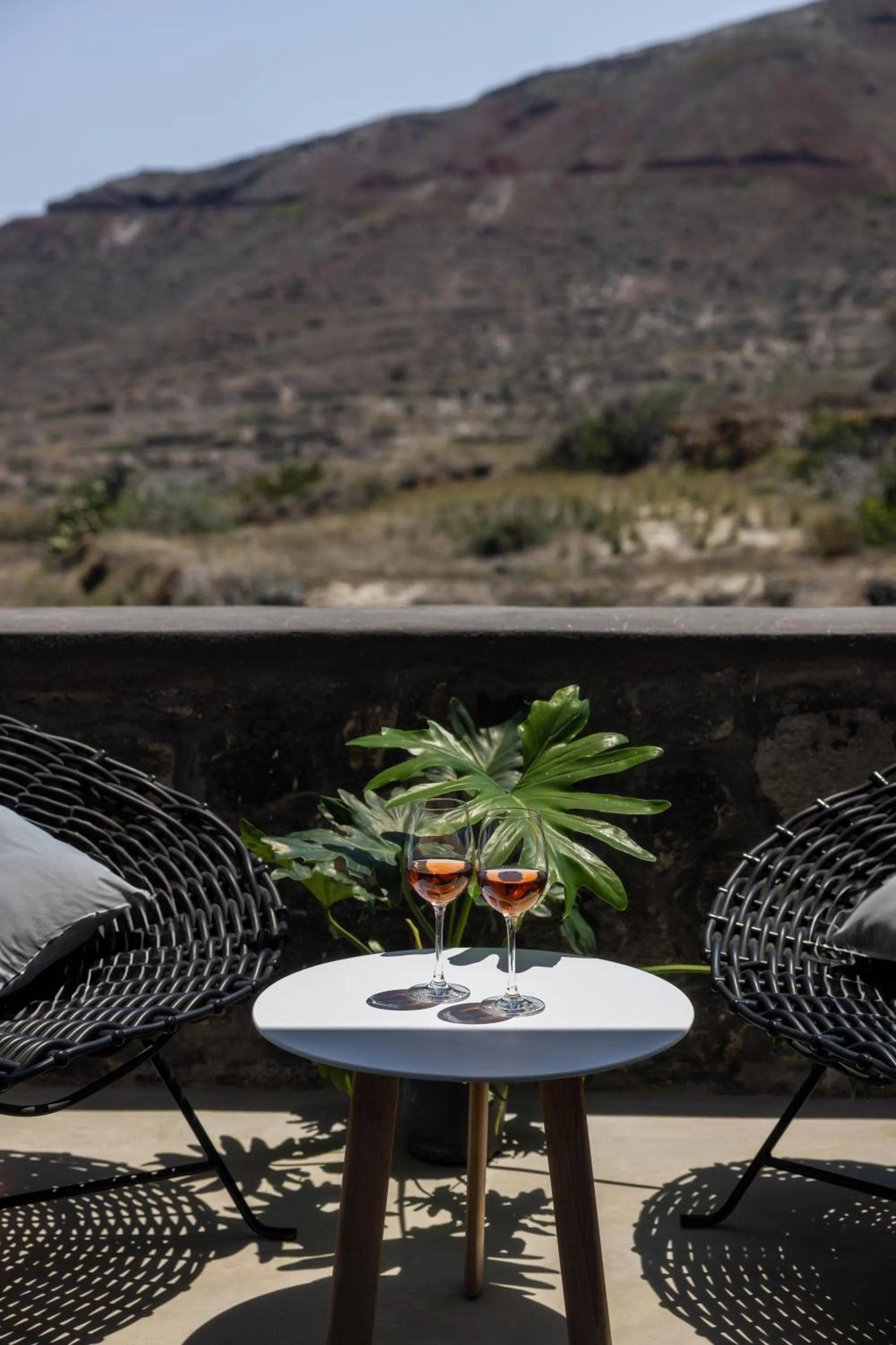 Balcony/Terrace in Danae Suites Santorini