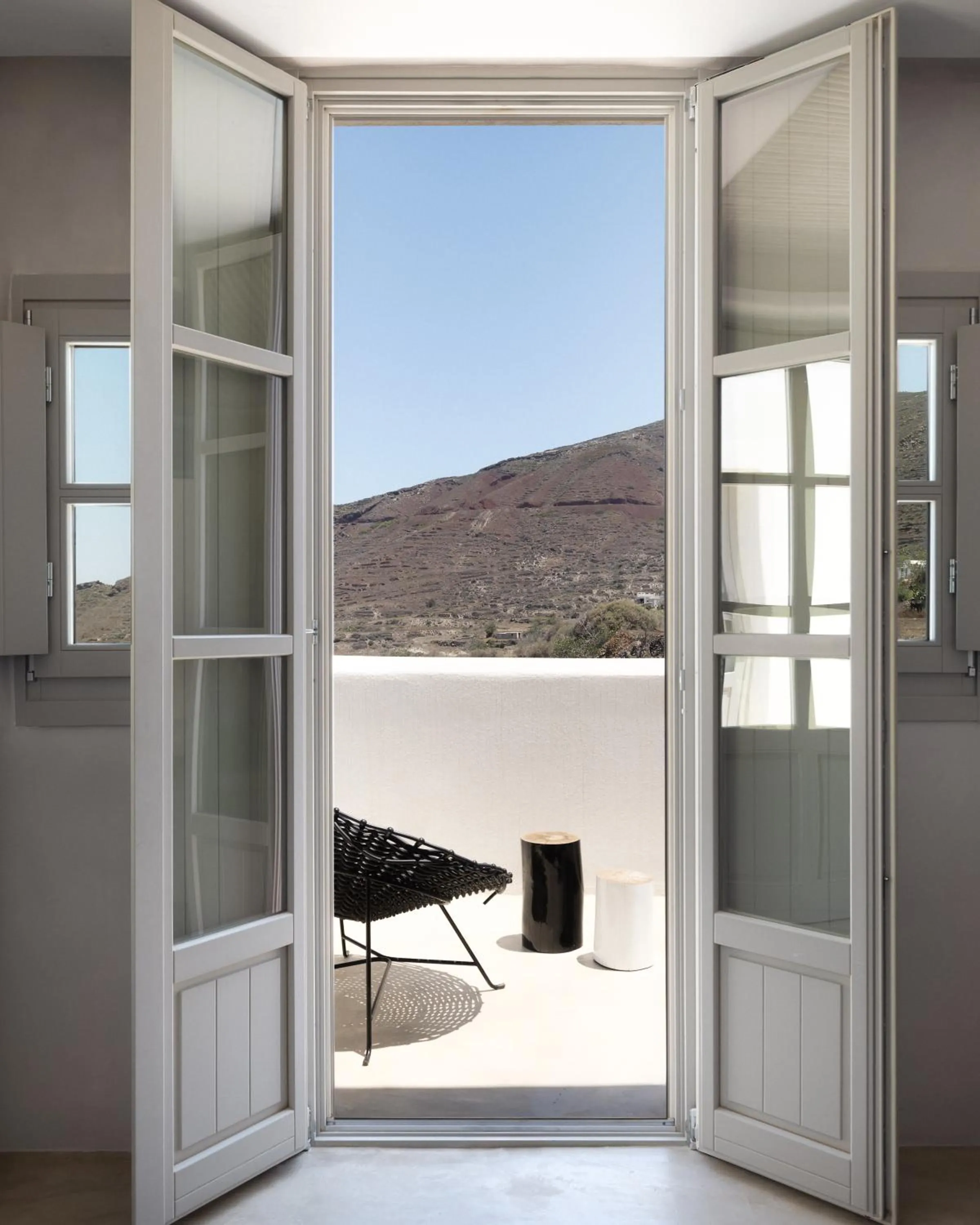 Balcony/Terrace in Danae Suites Santorini