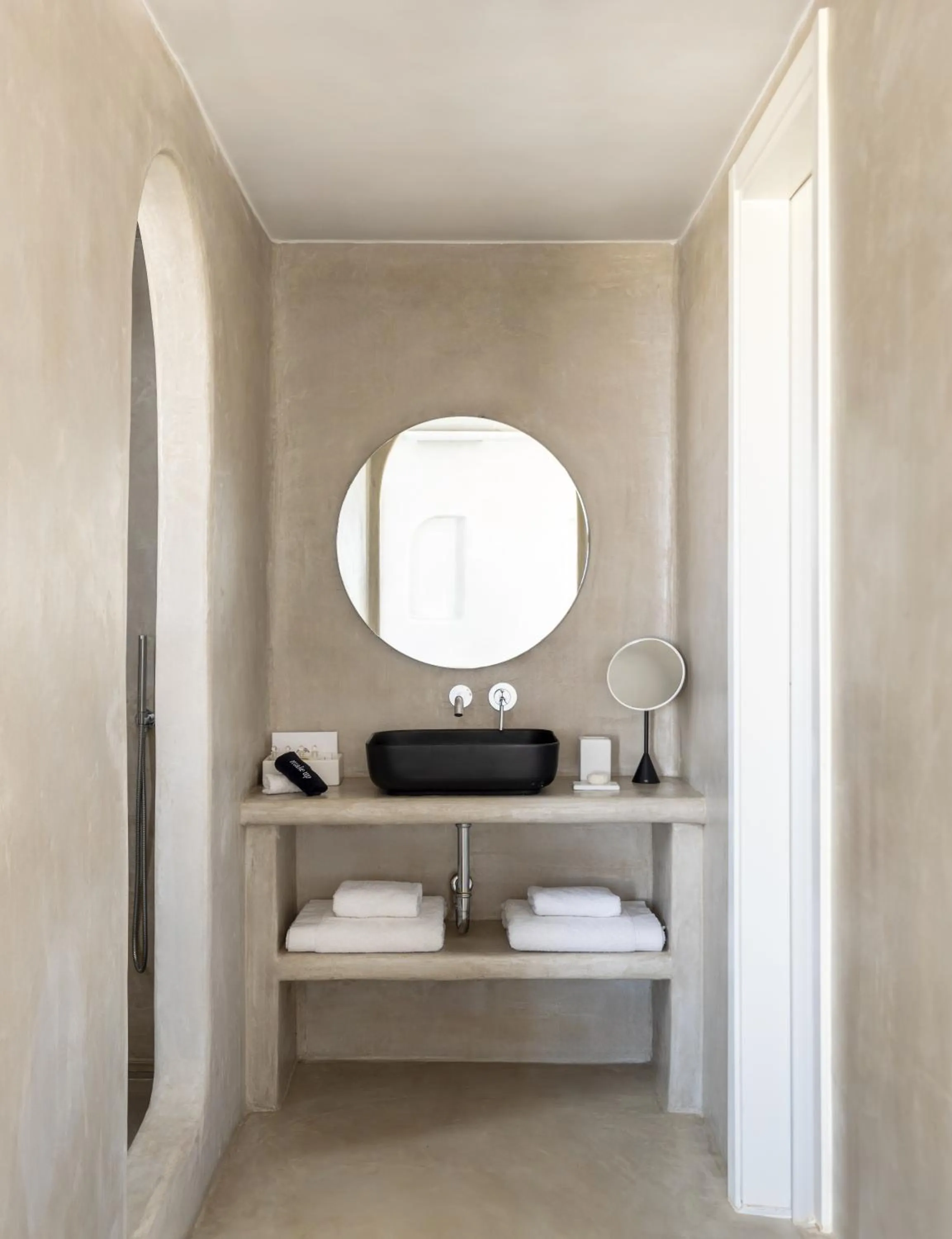 Bedroom in Danae Suites Santorini