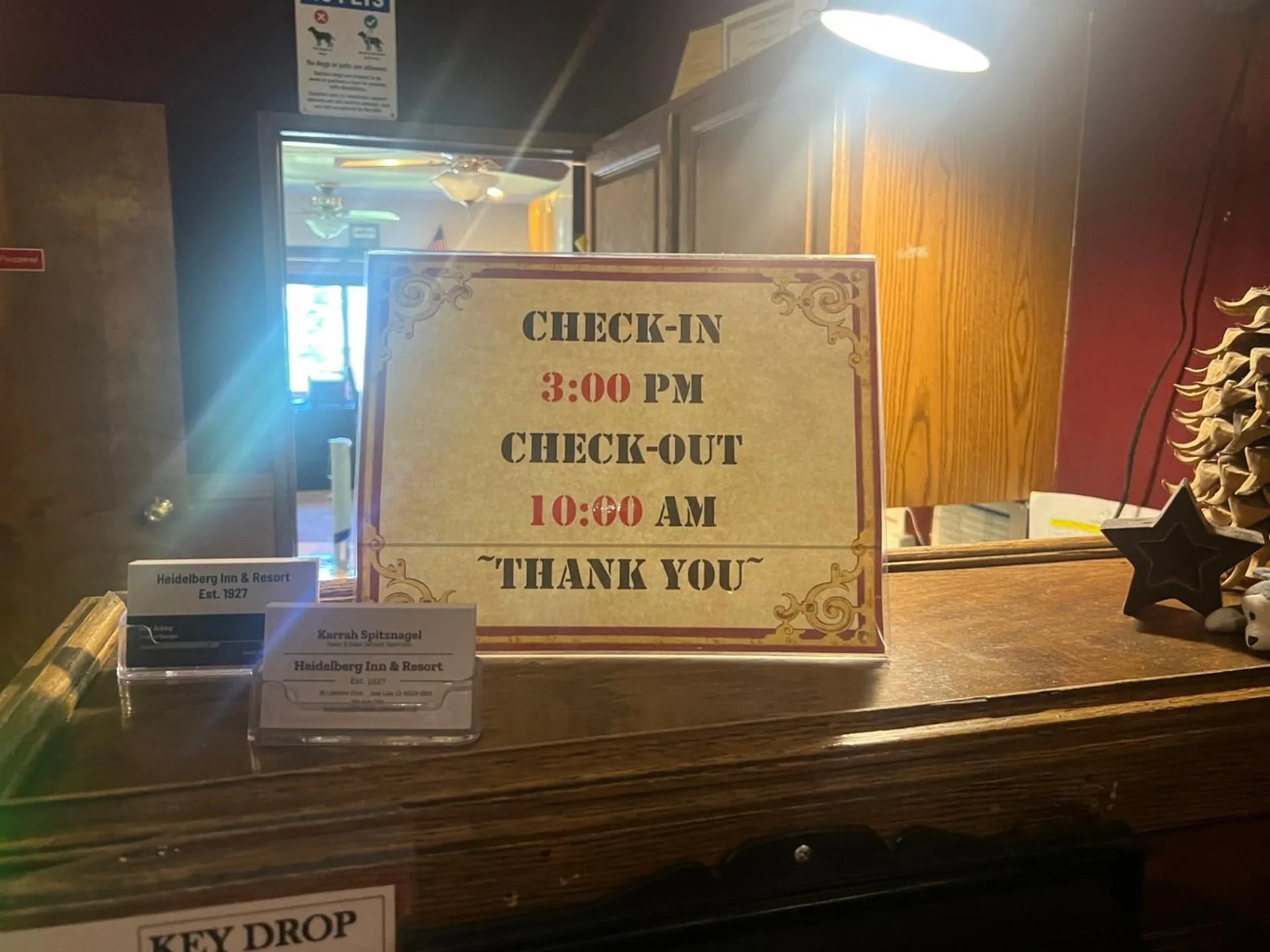 Lobby or reception in Heidelberg Inn & Resort