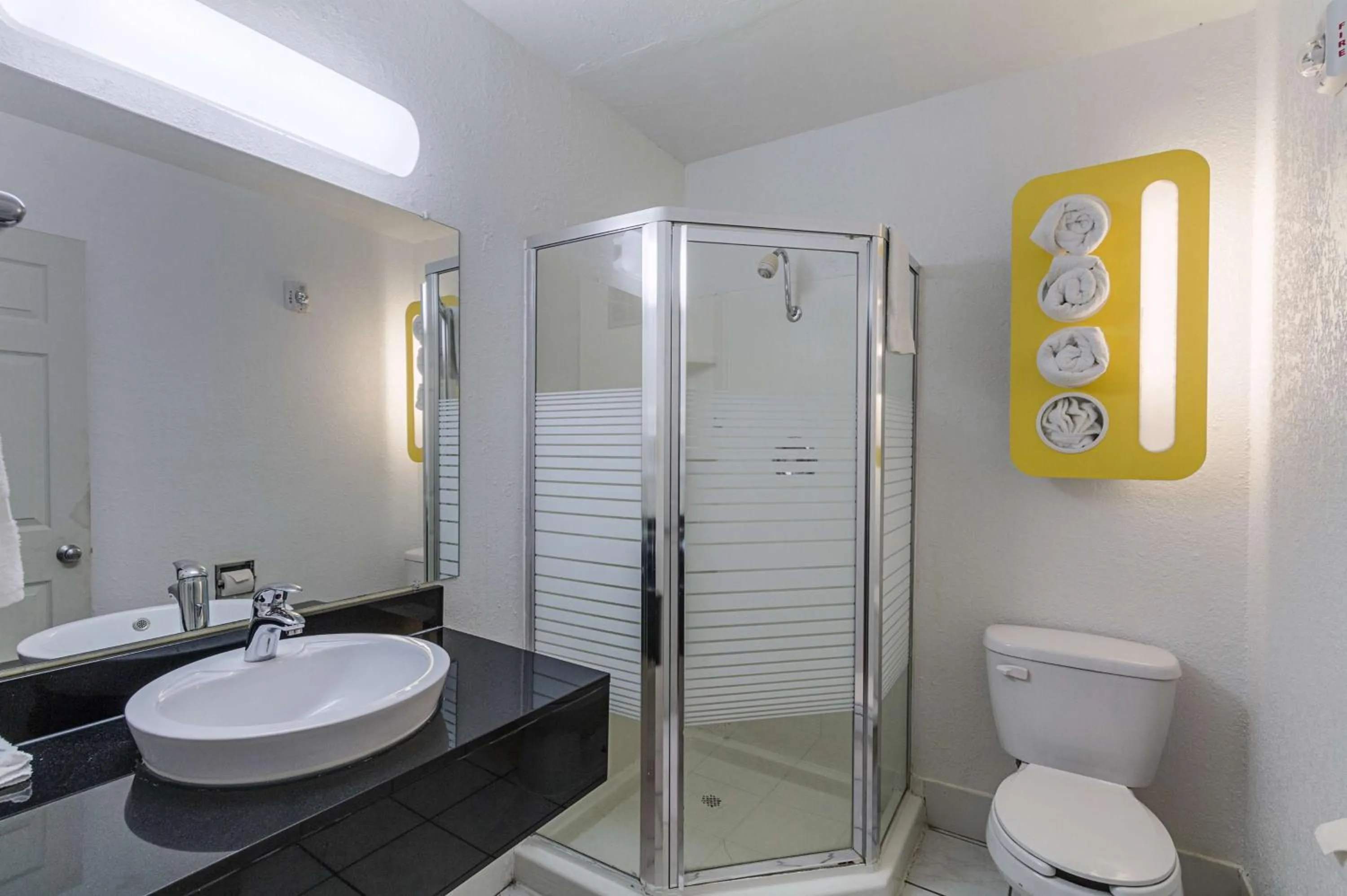 Shower in Motel 6-Oshkosh, WI