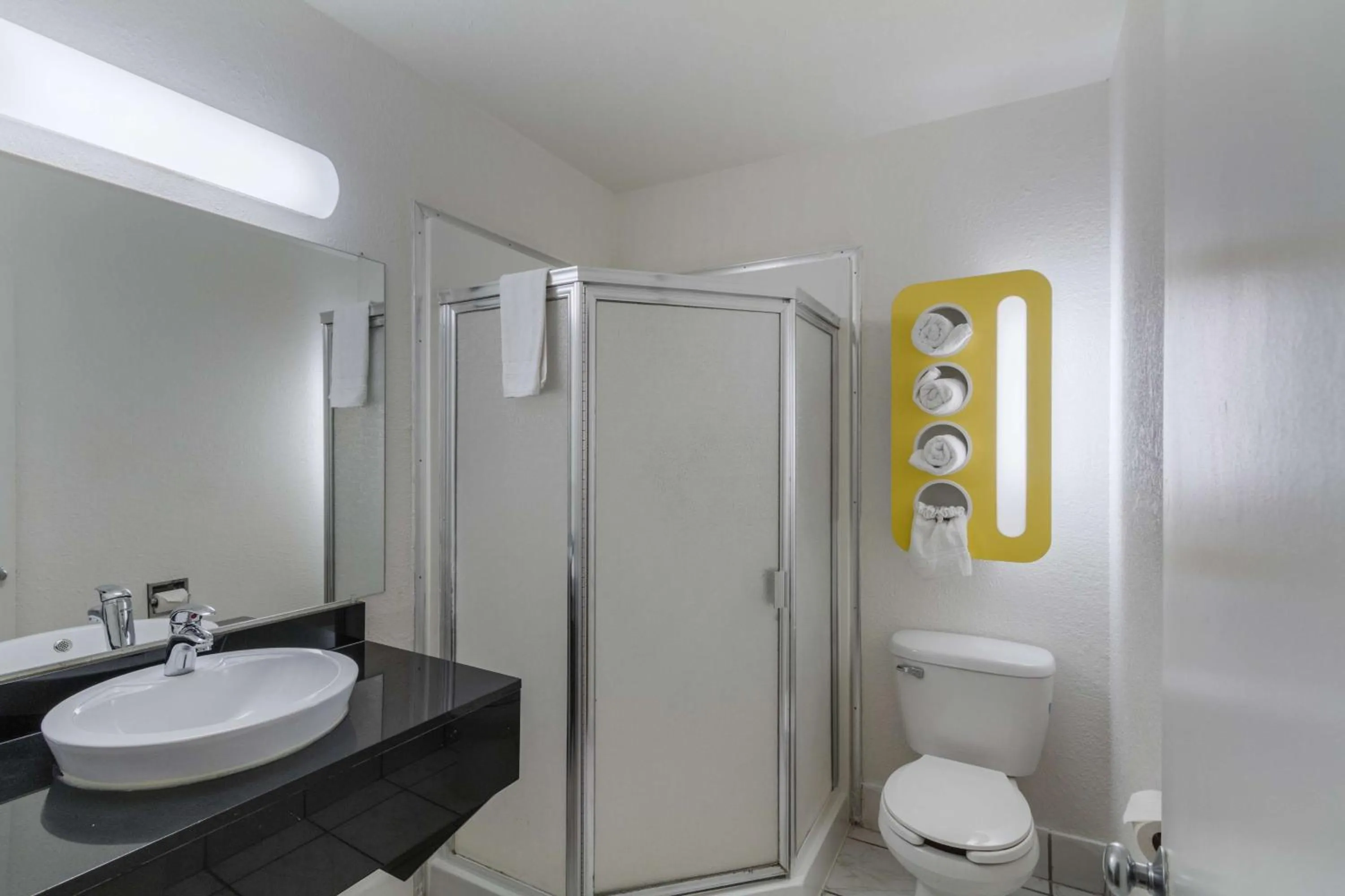 Shower in Motel 6-Oshkosh, WI